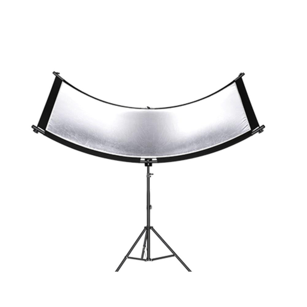 Curved Radiance Reflector Pro - Professional Portrait Photography Light Reflector for Studio & Outdoor Shots | Perfect for Headshots, Fashion Photography & YouTube Videos
