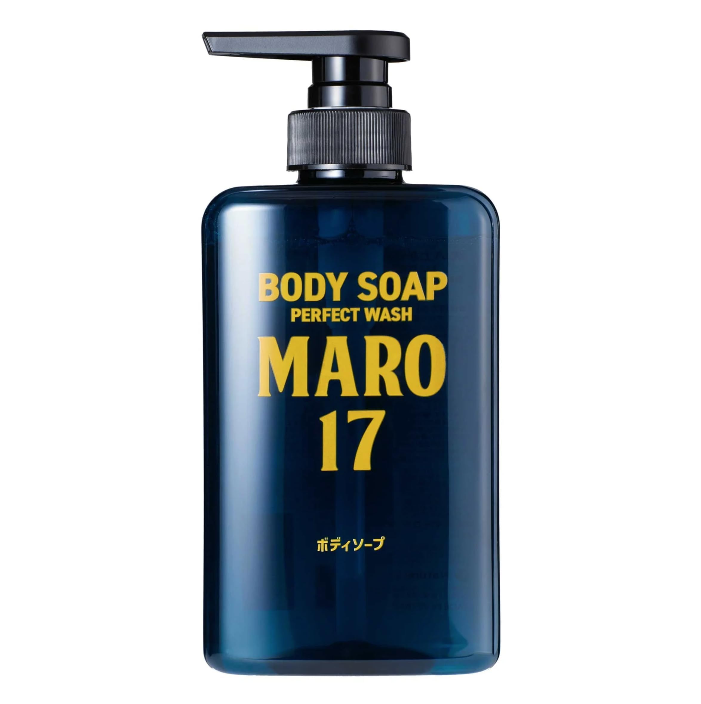 MARO17 Body Soap Perfect Wash - Men's Hydrating Shower Gel with Hyaluronic Acid & Collagen | Sulfate-Free, Moisturizing Body Wash | Bergamot Scented | Ideal for Daily Shower & Gym Recovery | Perfect Gift for Men