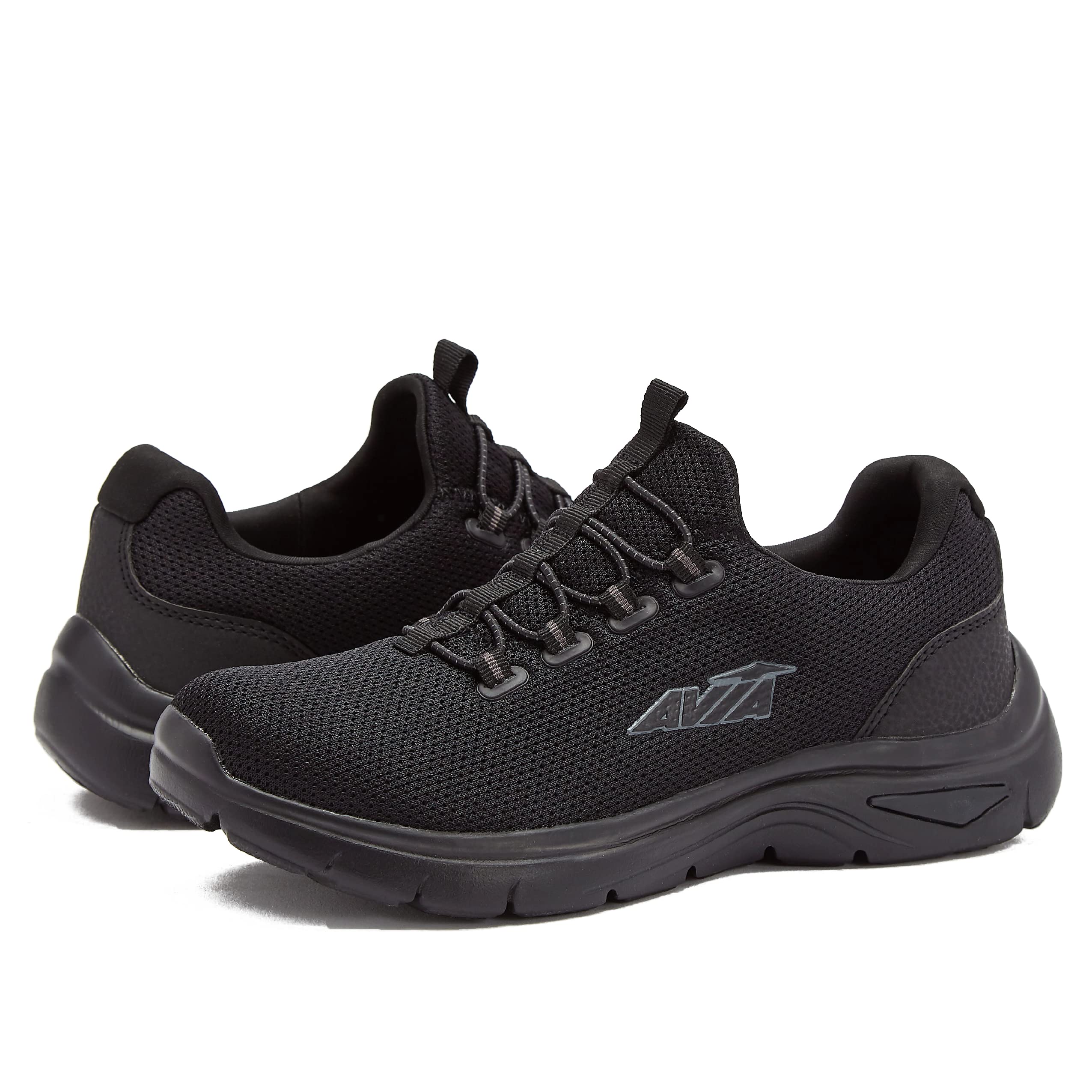 Avia Junction Women's Slip On Sneakers - Comfortable & Breathable Memory Foam Shoes for Walking, Travel & Casual Wear | No Laces Design for Easy On/Off