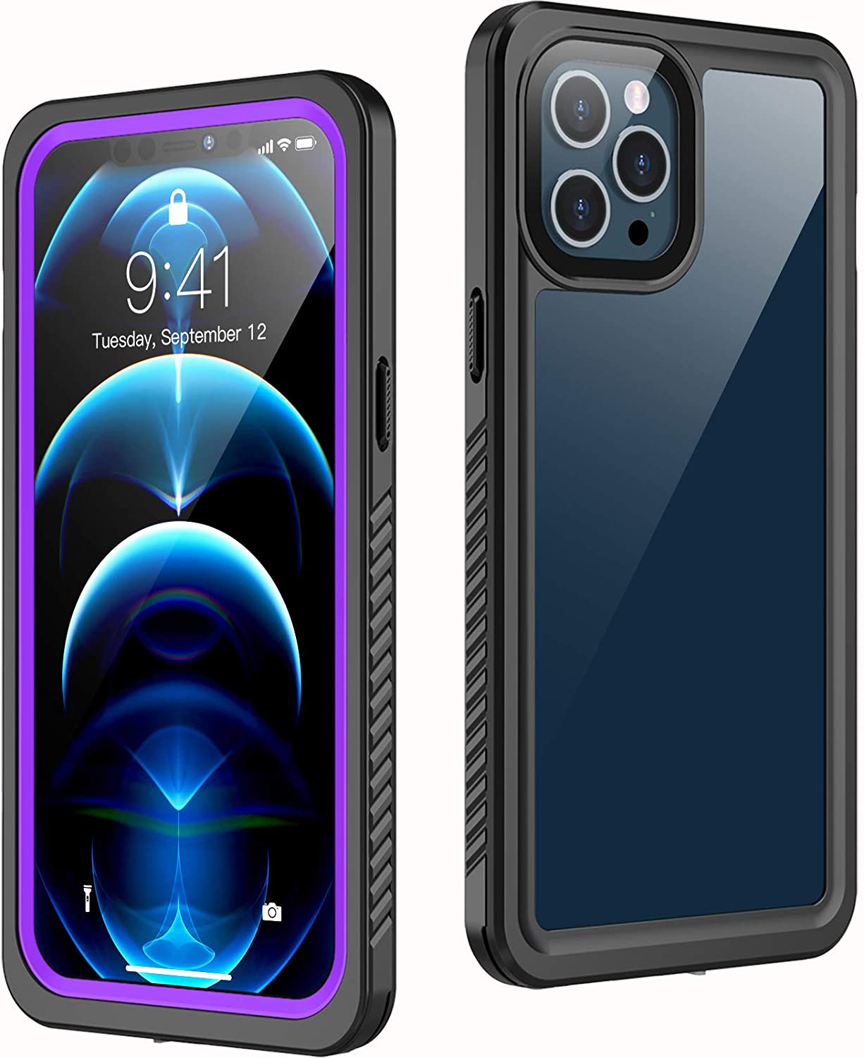 **iPhone 13 Waterproof Case - Full Body Sealed Protection, Shockproof & Drop Resistant, Underwater Submersible Cover for Swimming, Diving & Outdoor Adventures - Supports Wireless Charging & Face ID - Perfect for Beach, Pool & Extreme Sports**
