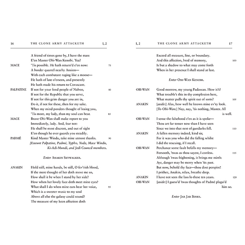 Star Wars Shakespearean Parody Book: William Shakespeare's The Clone Army Attacketh - Perfect for Sci-Fi Fans & Literature Lovers | Great for Gifts, Book Clubs & Star Wars Collectors