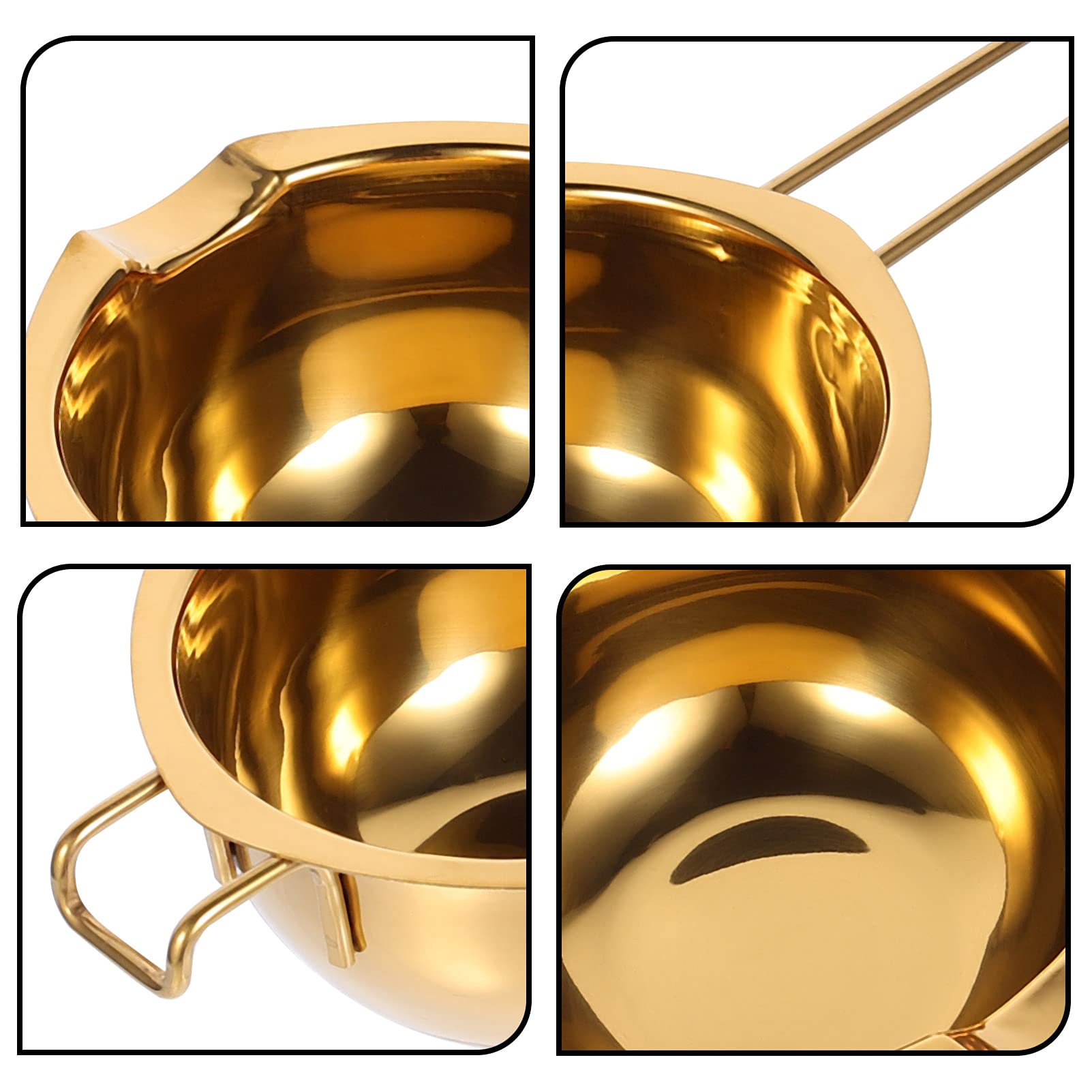 DOITOOL Stainless Steel Cheese & Chocolate Melting Pot - Double Boiler for Butter, Candy, Candle Making - Perfect for Fondue Parties, Dessert Buffets & DIY Kitchen Creations