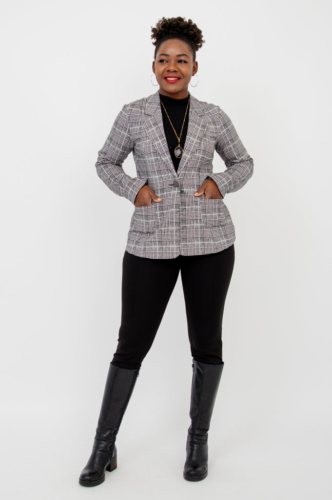 Anders Women's Blazer - Bella Style Bamboo Fabric - Perfect for Office Wear, Business Meetings & Formal Events