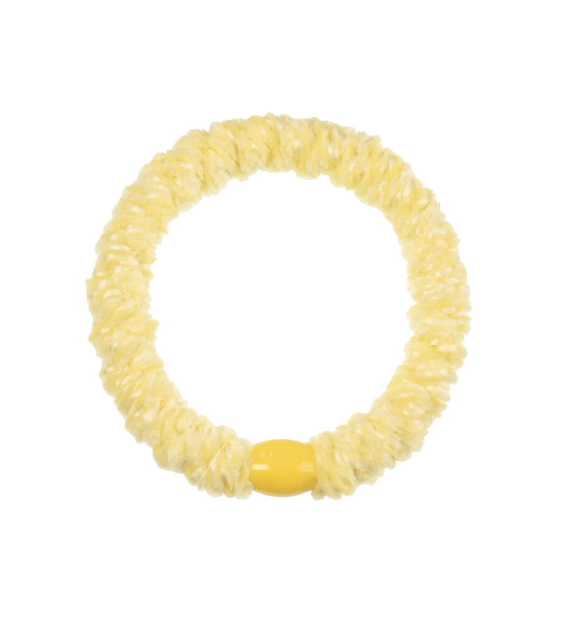 Bon Dep Velvet Light Yellow Hairband - Soft & Stylish Headband for Women & Girls | Perfect for Everyday Wear, Parties & Special Occasions
