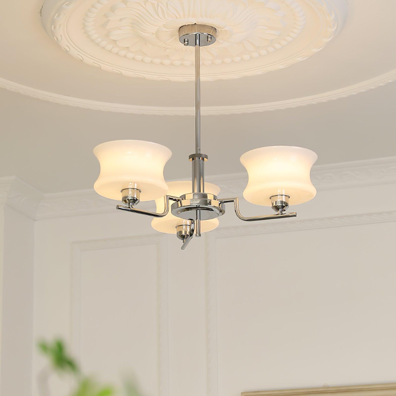 Elegant Blue Crystal Chandelier - Modern Ceiling Light Fixture for Dining Room, Living Room & Bedroom Decor | Perfect for Home, Wedding & Event Lighting
