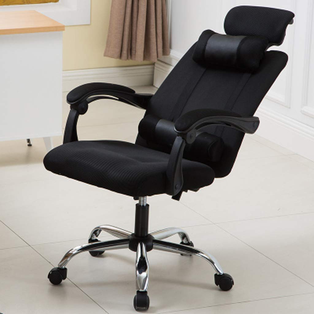 Ergonomic Mesh Office Chair with Footrest - Adjustable Swivel Computer Desk Chair for Home & Office, Modern Reclining Executive Chair (Red) - Perfect for Long Work Hours, Gaming & Remote Work