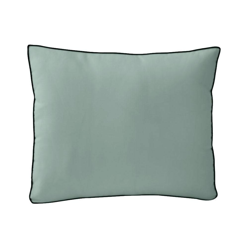 AD002 Contrast Pipe Trim Small 23x24x6 Outdoor Deep Seat Back Rest Bolster Cushion Insert Slip Cover Set - Perfect for Patio Furniture, Deck Chairs & Sun Loungers