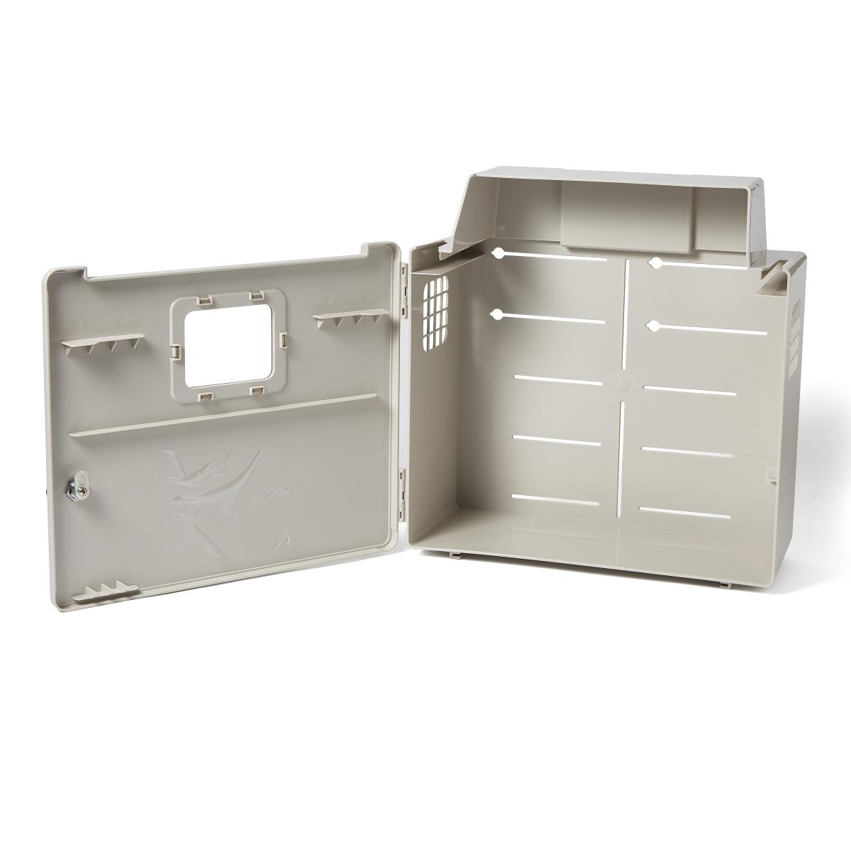 5qt Locking Wall Cabinet for Sharps Disposal - Secure Medical Waste Storage for Clinics, Hospitals & Home Use