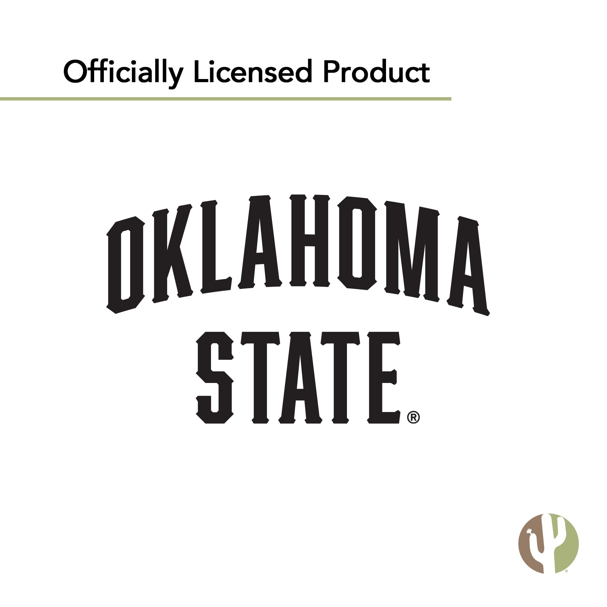 Oklahoma State University OSU Cowboys PVC Luggage Tag - Desert Cactus Design A | Durable Travel Bag Tag for Suitcases, Backpacks & College Accessories