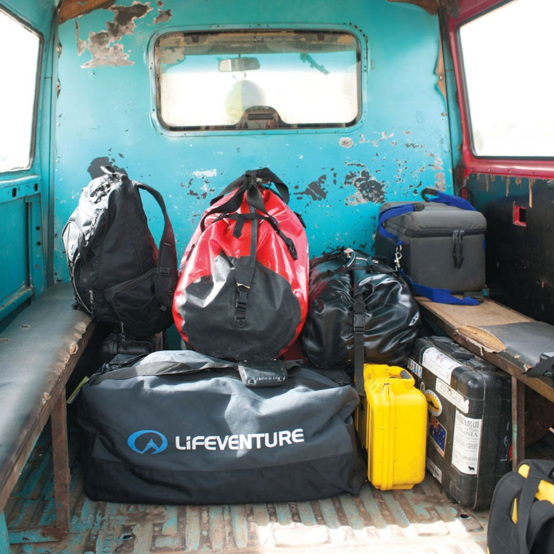 Lifeventure Expedition Duffle Bag 100L - Large Waterproof Travel Duffel for Camping, Hiking & Outdoor Adventures - Perfect for Gear Storage & Weekend Getaways