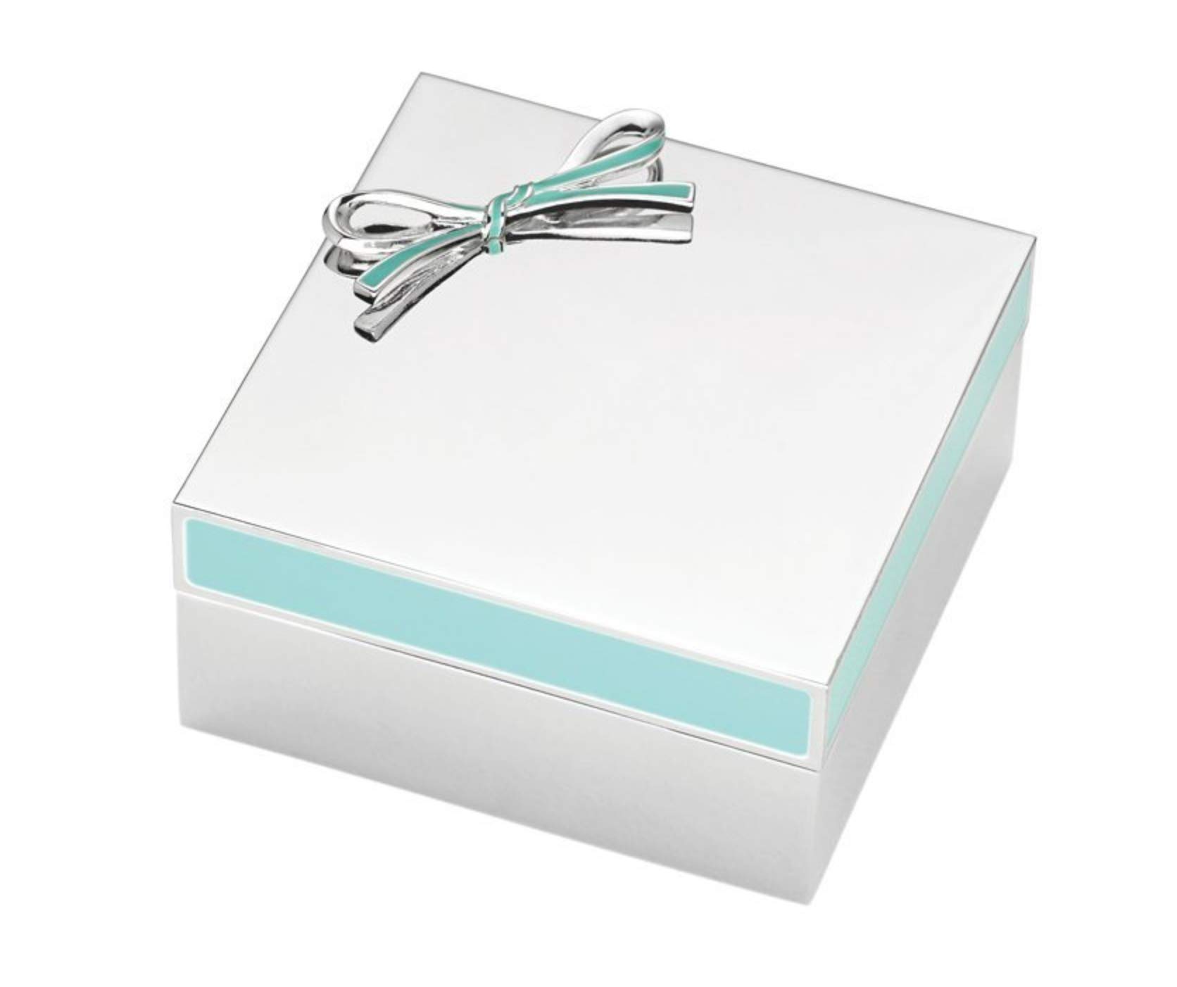 Kate Spade New York Vienna Lane Keepsake Jewelry Box - Turquoise Blue Gift Box for Jewelry, Photos & Memories | Perfect for Home Decor, Bridal Shower & Wedding Gifts