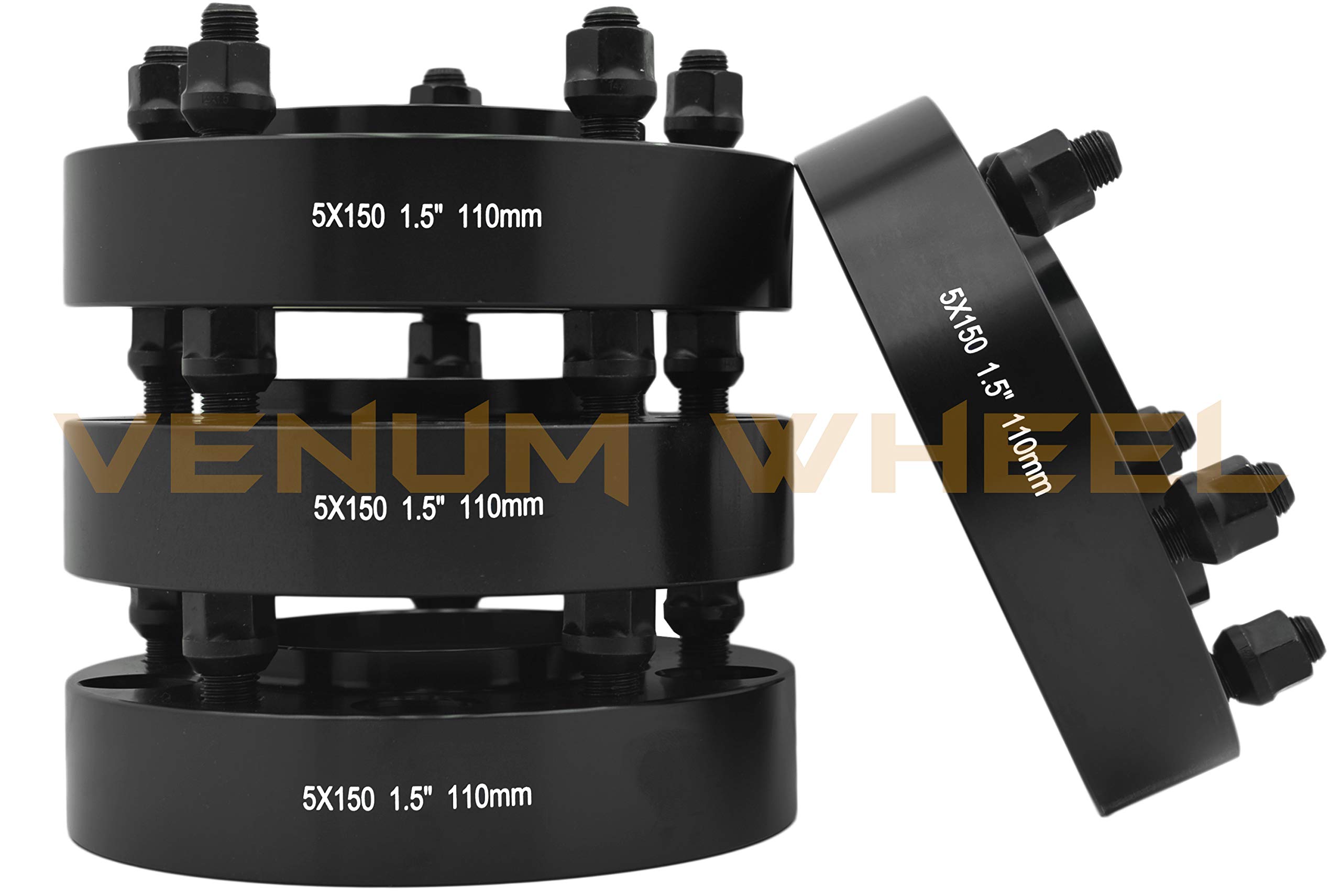 4-Piece 5x150mm Hub Centric Wheel Spacers Adapters - 1.5