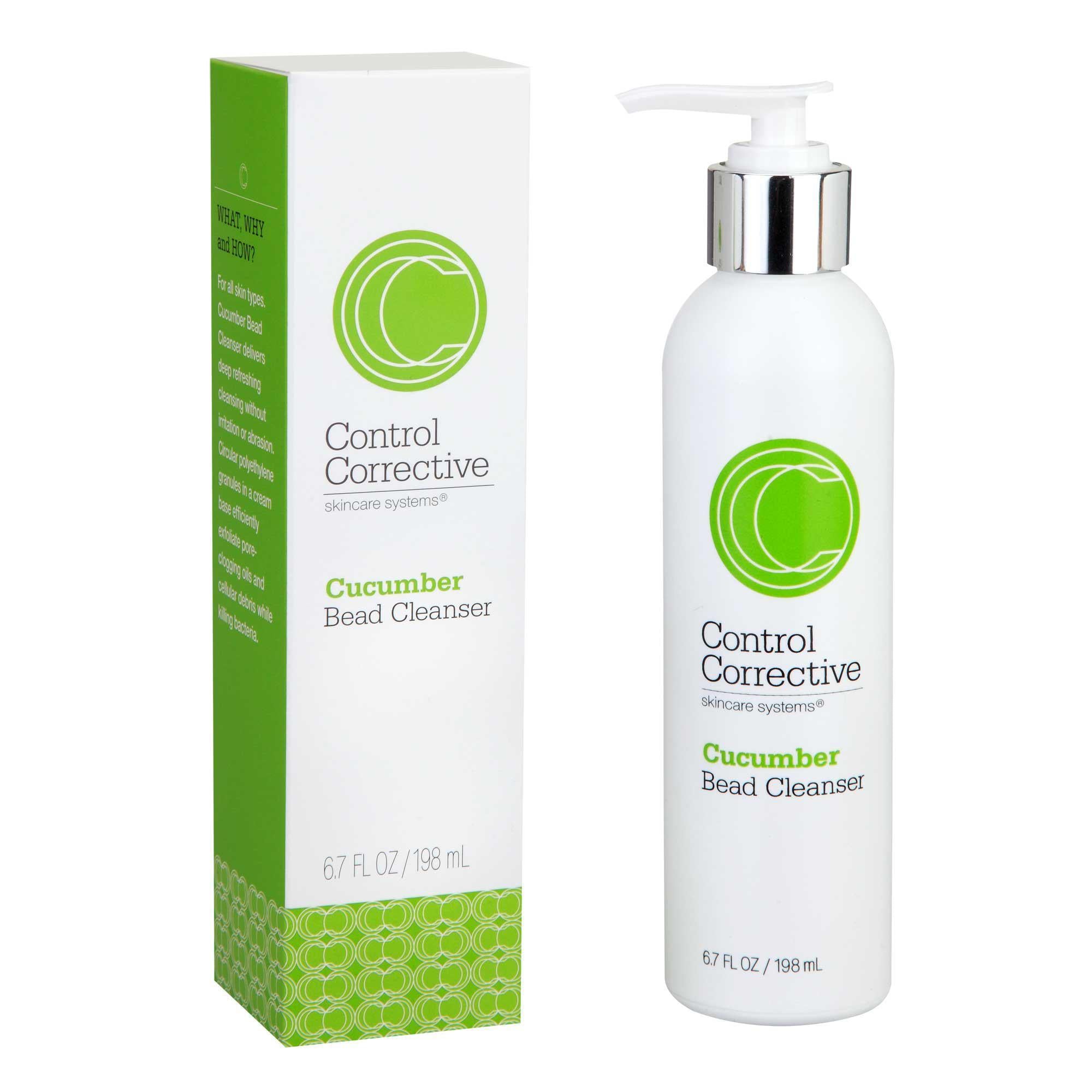 Control Corrective Cucumber Bead Cleanser - Gentle Exfoliating Face Wash for Acne & Blackheads - Perfect for Daily Skincare Routine & Sensitive Skin Care