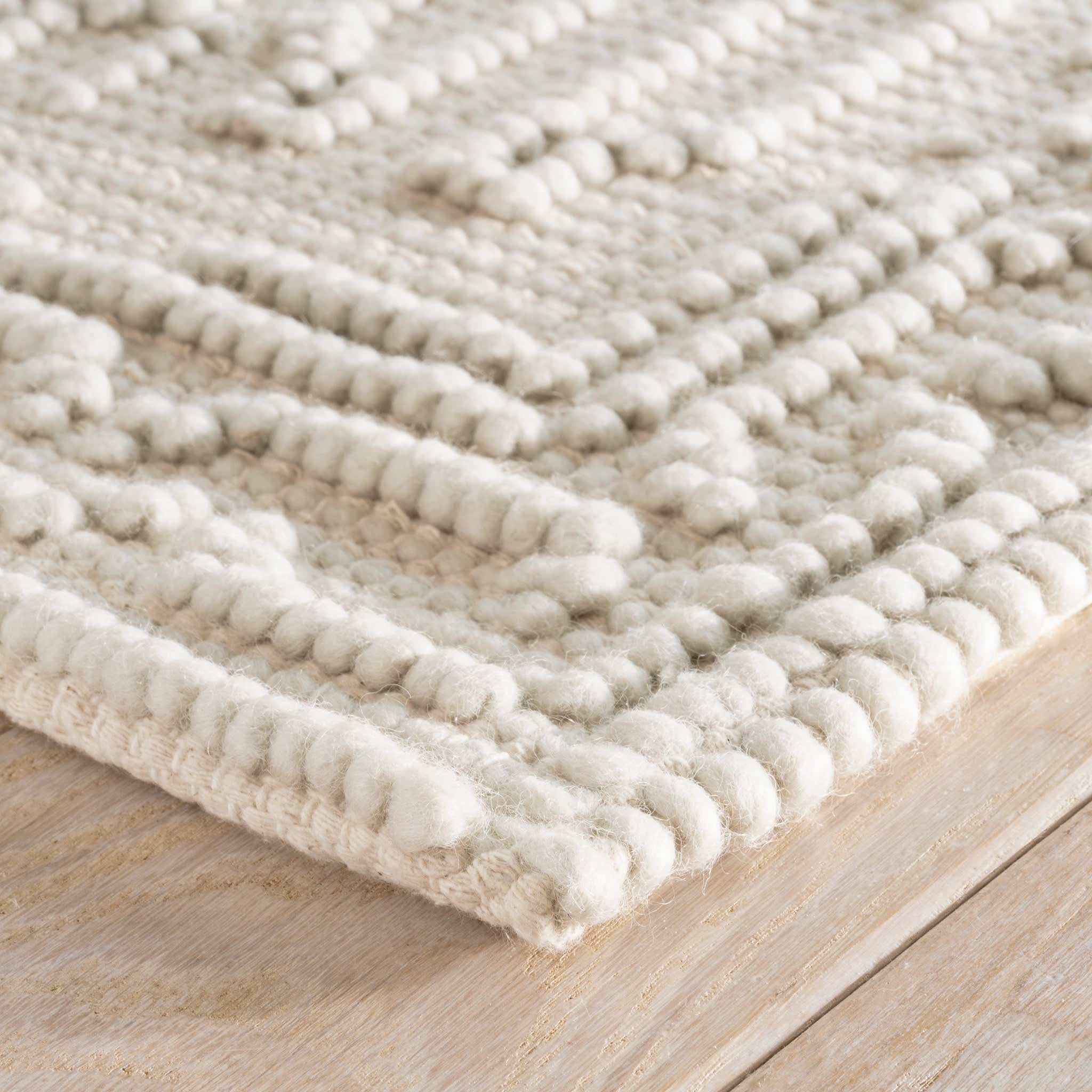Handwoven Wool Area Rug by Campbell | Soft & Durable Plaster Design | Perfect for Living Room, Bedroom, or Office Decor
