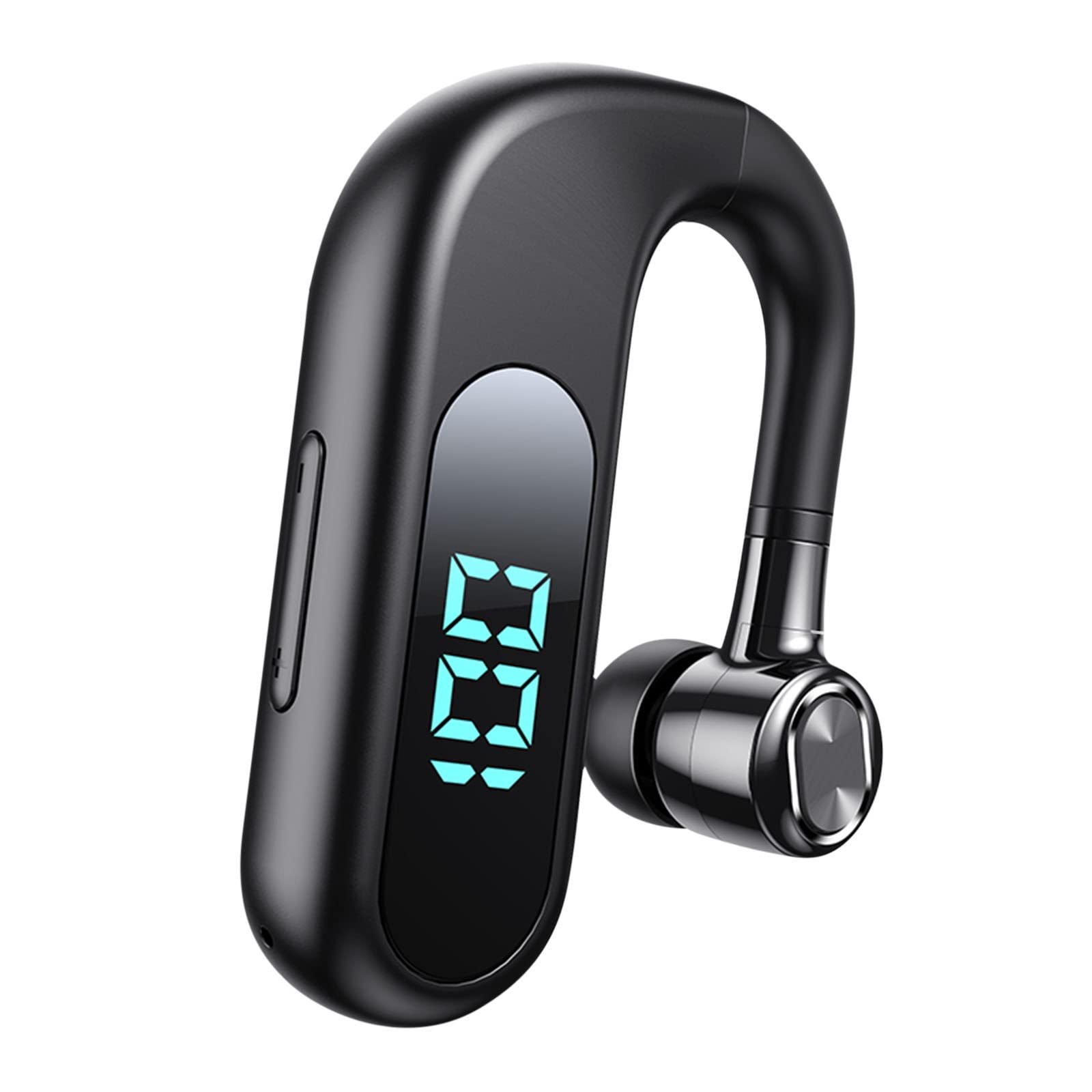 Wireless Bluetooth Earbuds Single Ear Stereo In-Ear Headphones with Mic - Hands-Free Business & Driving Headset for Calls, Sports, Workouts & Office Use