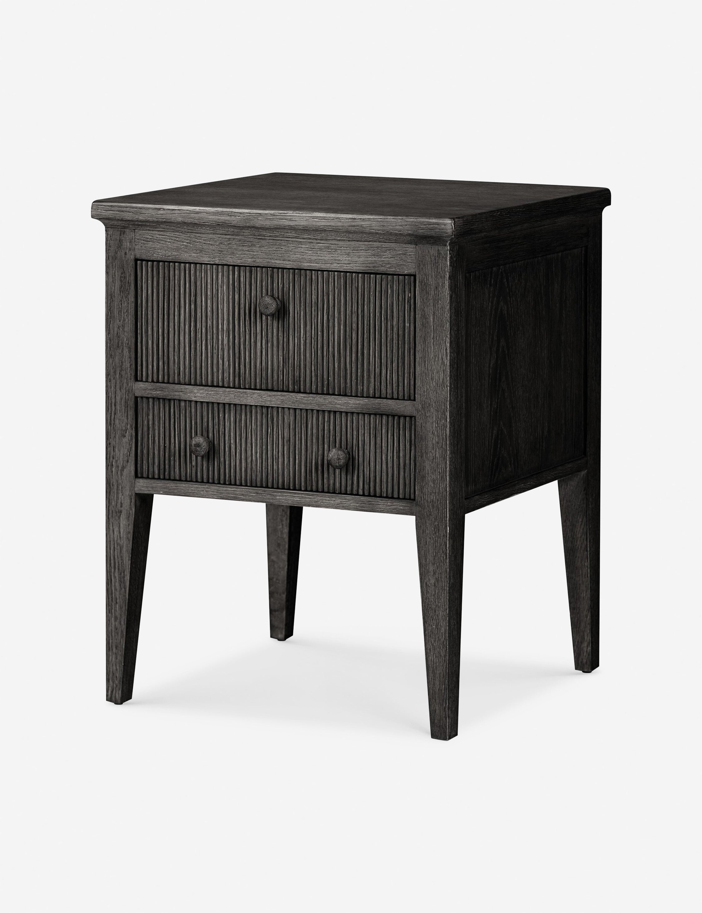 Amber Lewis x Four Hands Bush Nightstand - Modern Wood Bedside Table for Bedroom, Living Room & Guest Room - Stylish Storage with Drawer & Shelf