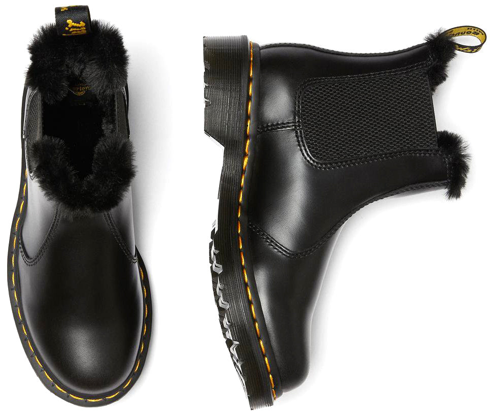 Women's 2976 Leonore Faux Fur Lined Chelsea Boots - Warm Winter Ankle Boots with Synthetic Fur - Perfect for Cold Weather & Outdoor Activities