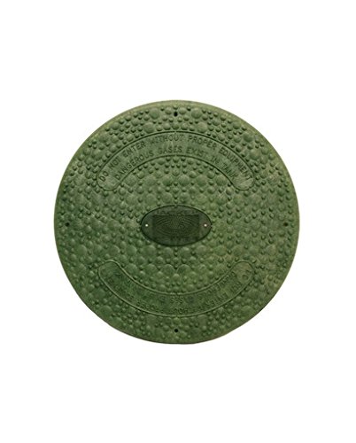 Jackel 18 Inch Green Septic Tank Riser Cover - Durable Wastewater System Access Lid for Easy Maintenance & Inspection