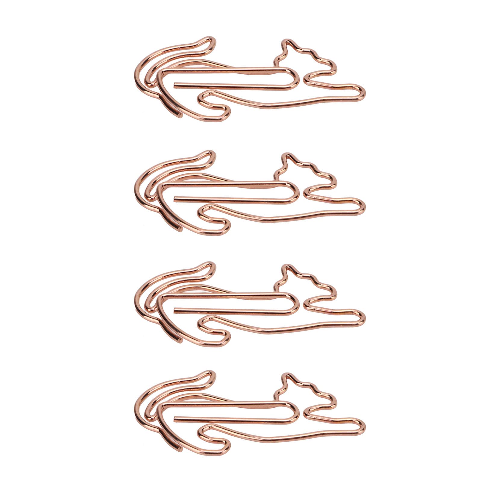 Cute Cat Shaped Paper Clips - Rustproof Durable Metal Office Supplies for Memos, Notes & Documents | Perfect for School, Office & Home Organization
