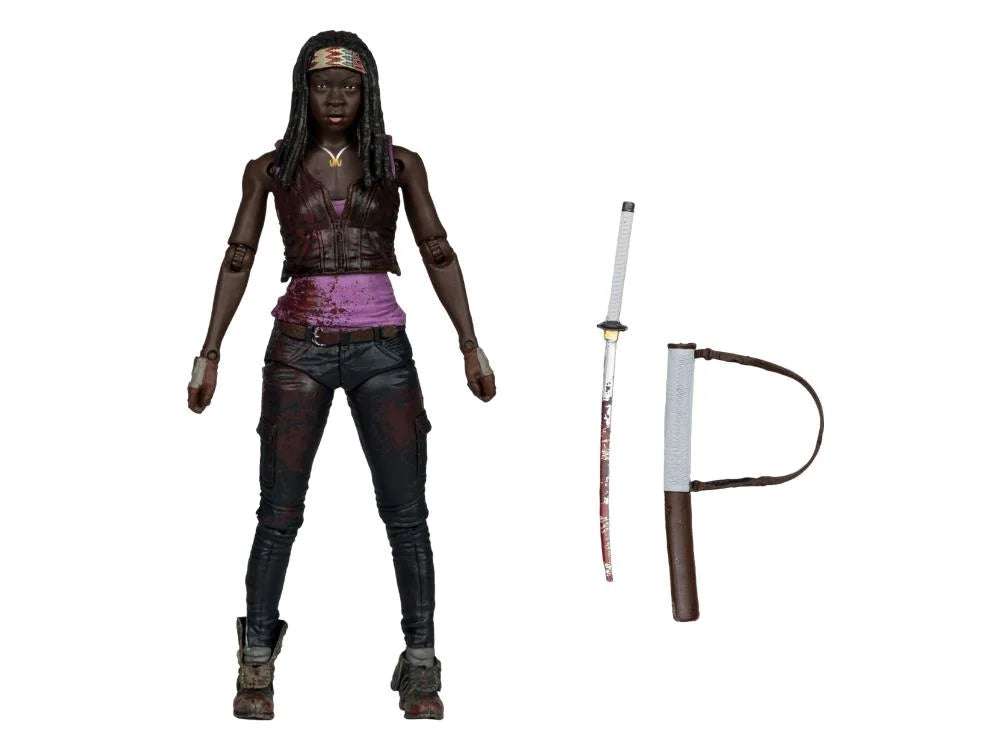 McFarlane Michonne Action Figure - The Walking Dead TV Series Collectible for Fans & Display