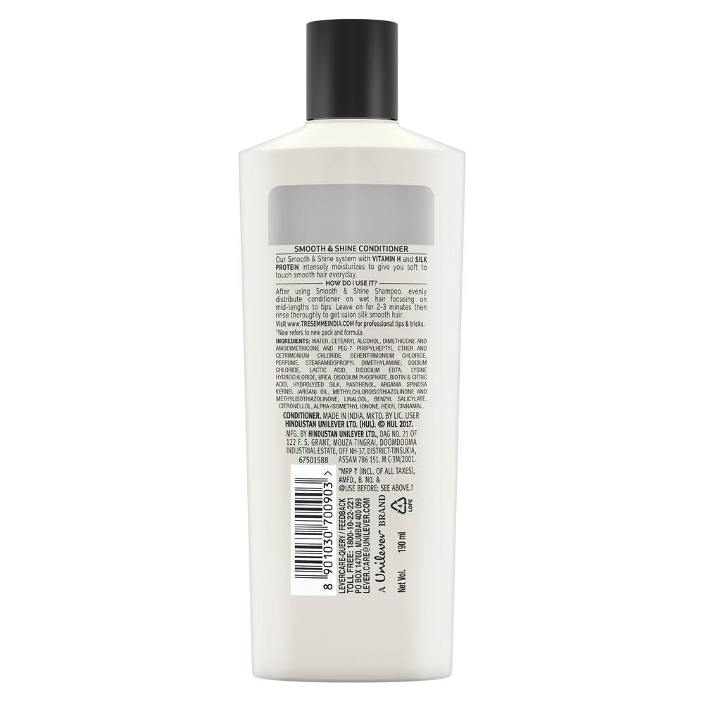 TRESemmé Smooth & Shine Conditioner 190ml + Pears Oil Clear & Glow Shower Gel 250ml - Hair & Body Care Combo for Silky Hair & Radiant Skin - Perfect for Daily Shower Routine & Salon-Quality Results at Home