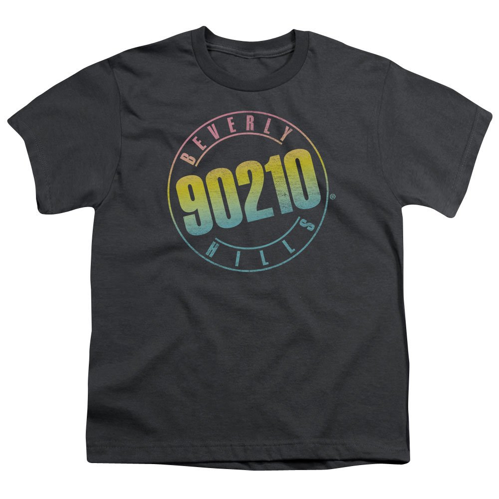 90210 Color Blend Logo Unisex Youth T-Shirt for Boys & Girls - Soft Cotton Casual Tee for School, Sports & Everyday Wear