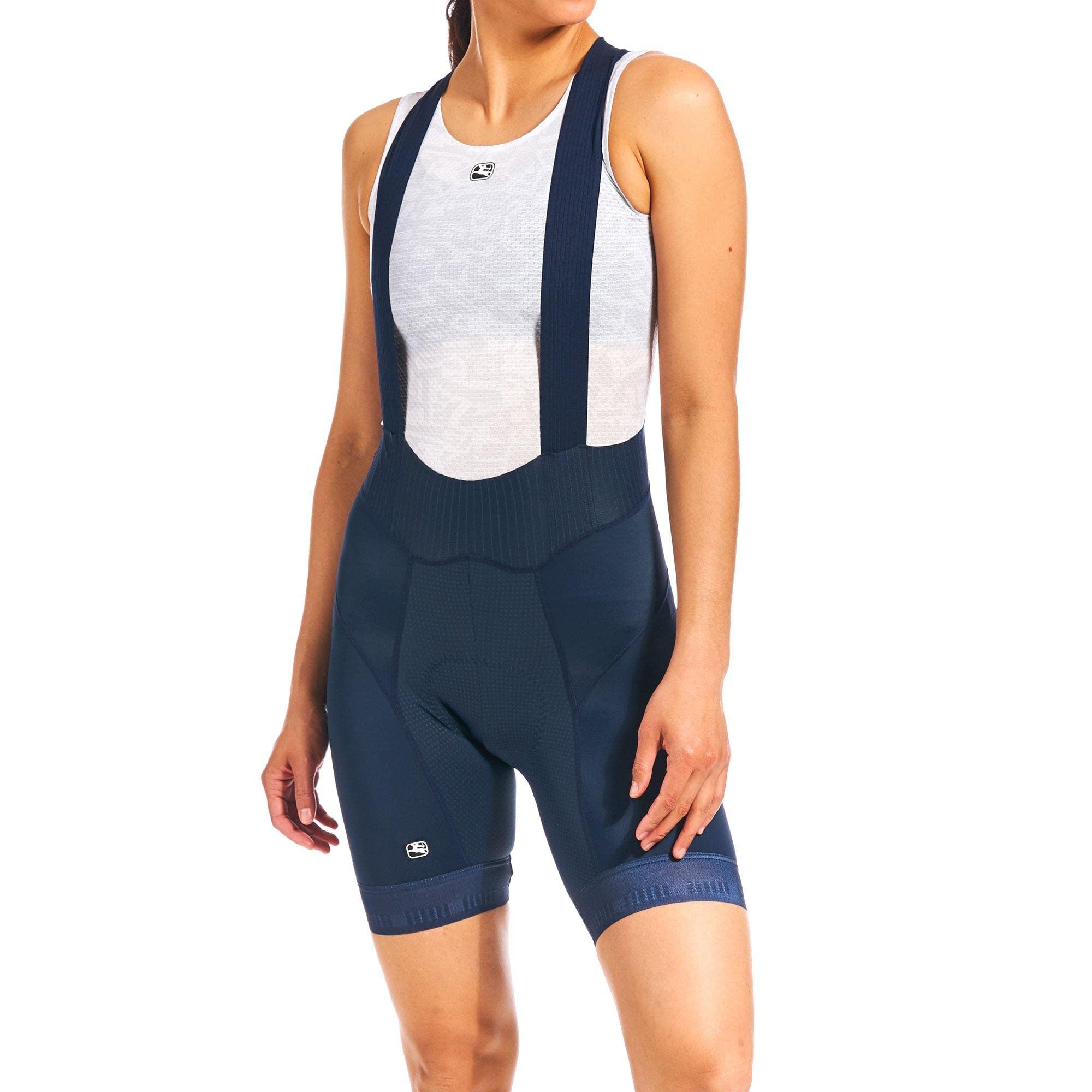 Giordana Women's FR-C Pro Cycling Bib Shorts - 5cm Shorter Leg Length for Enhanced Comfort & Performance | Perfect for Road Biking, Spinning & Indoor Training