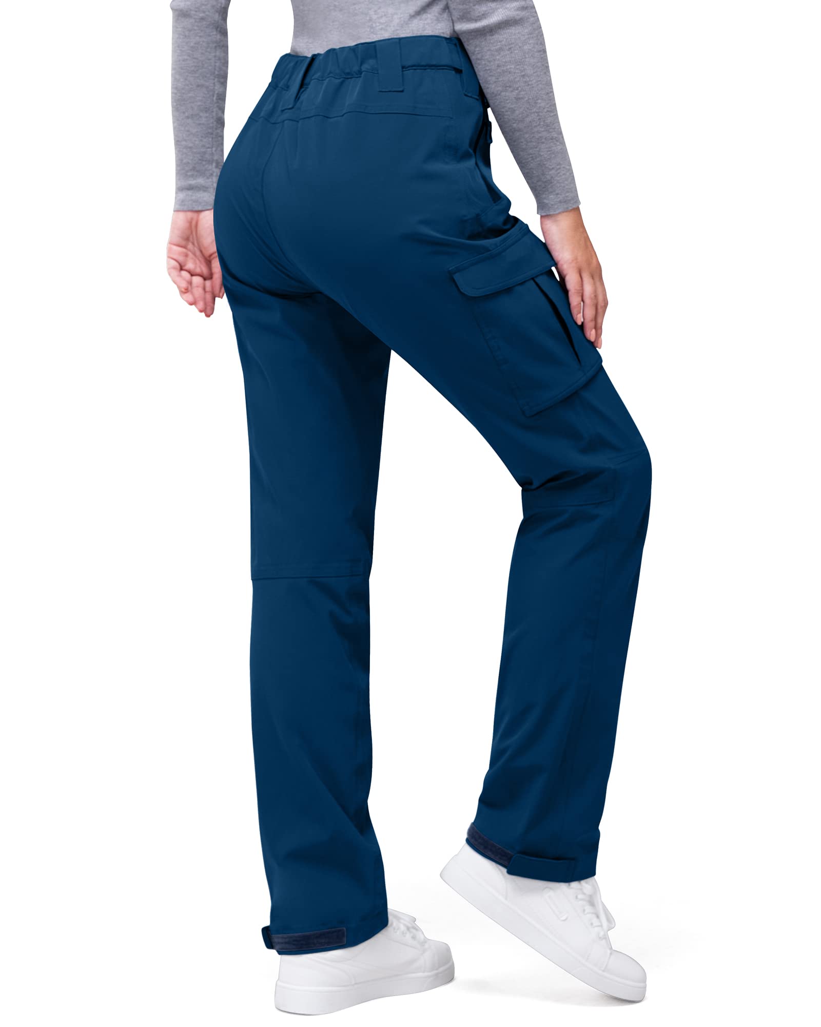 **33,000ft Women's Waterproof Rain Pants - Lightweight, Breathable Hiking Overalls for Outdoor Activities, Camping & Travel**