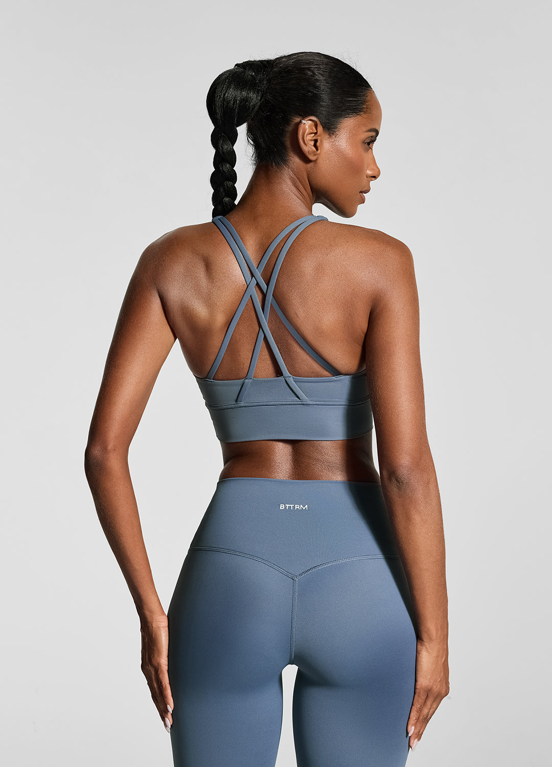 Iris Blue Strappy Back Top - Women's Fashion Summer Crop Top for Casual Wear, Beach, and Night Out