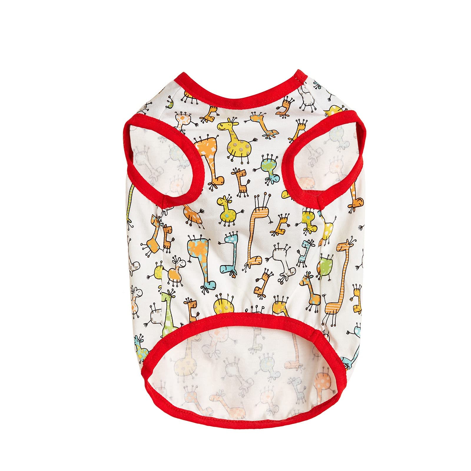 Striped Dog Shirt - Soft & Comfortable Pet Tee for Puppies & Cats - Summer & Spring Pet Clothes - Tiny Dog Outfits for Female Pets - Perfect for Outdoor Walks & Photo Shoots