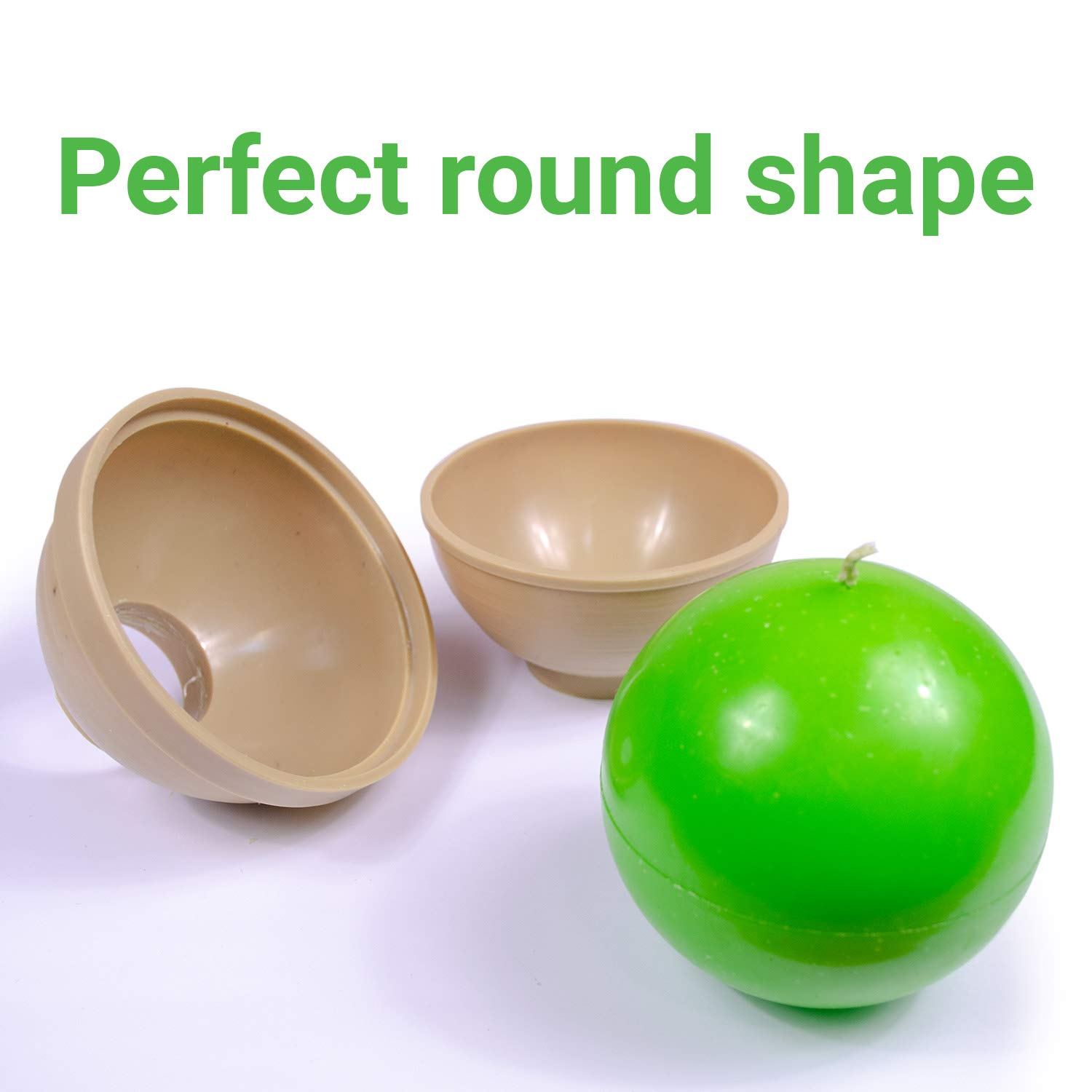 Premium Candle Making Molds Set - Taper, Pyramid, Cylinder & Sphere Plastic Molds for DIY Candles | Perfect for Home Decor, Wedding Favors, Gifts & Relaxation