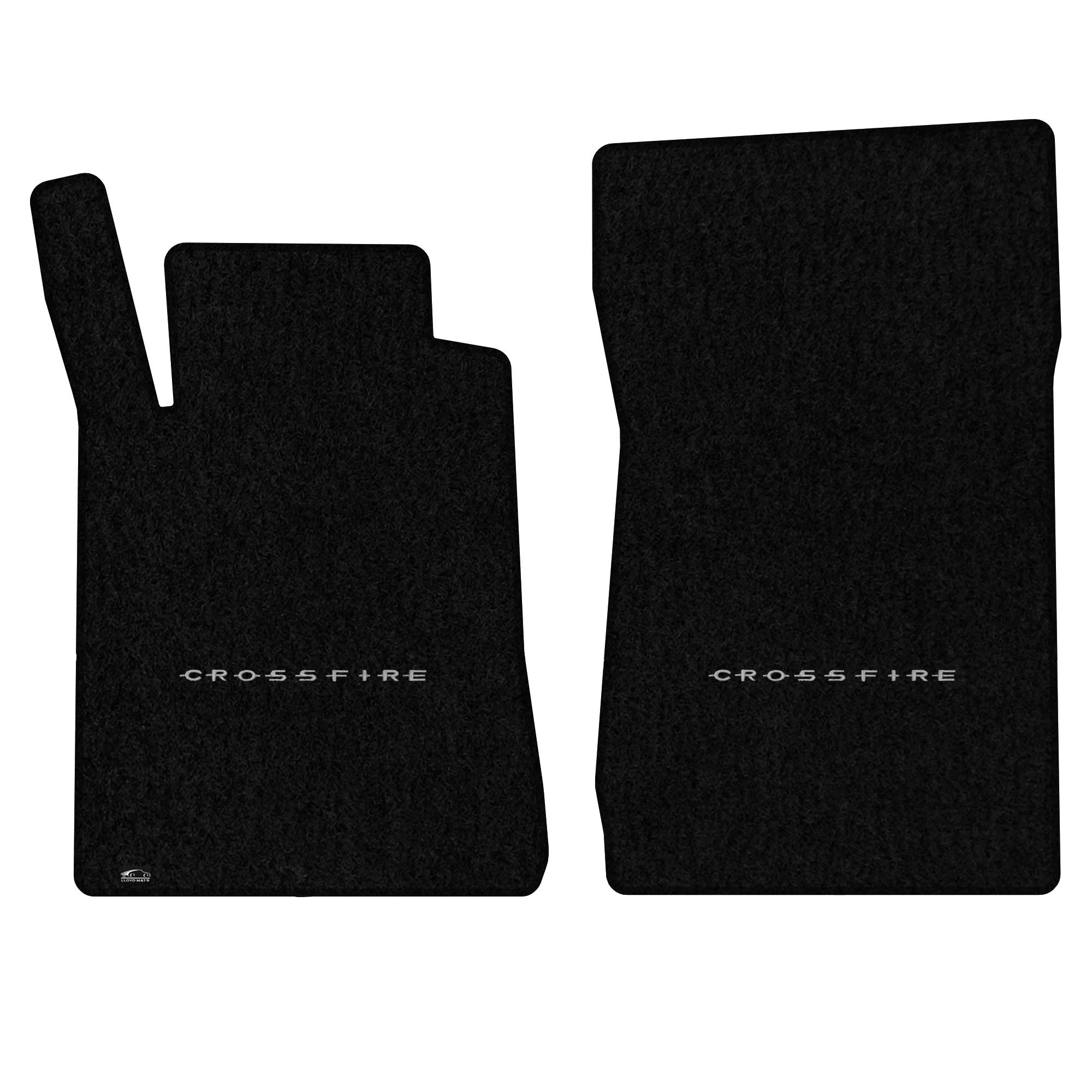 Premium Custom-Fit Carpet Floor Mats for 2004-2008 Chrysler Crossfire Coupe - Black 2-Piece Front Set | Luxury Car Interior Protection & Comfort for Daily Driving & Road Trips