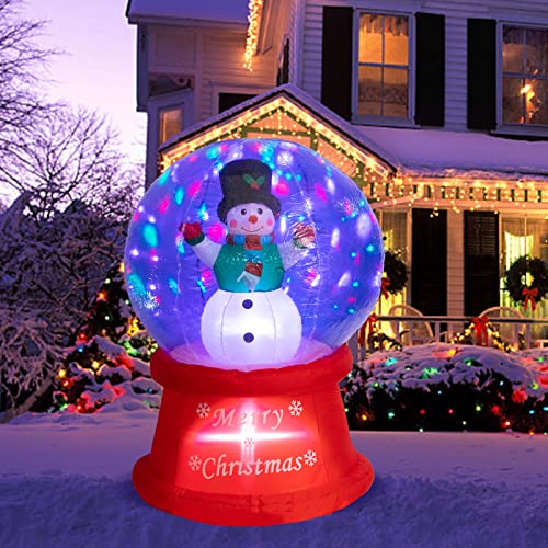 5 Ft Colorful Snow Globe
