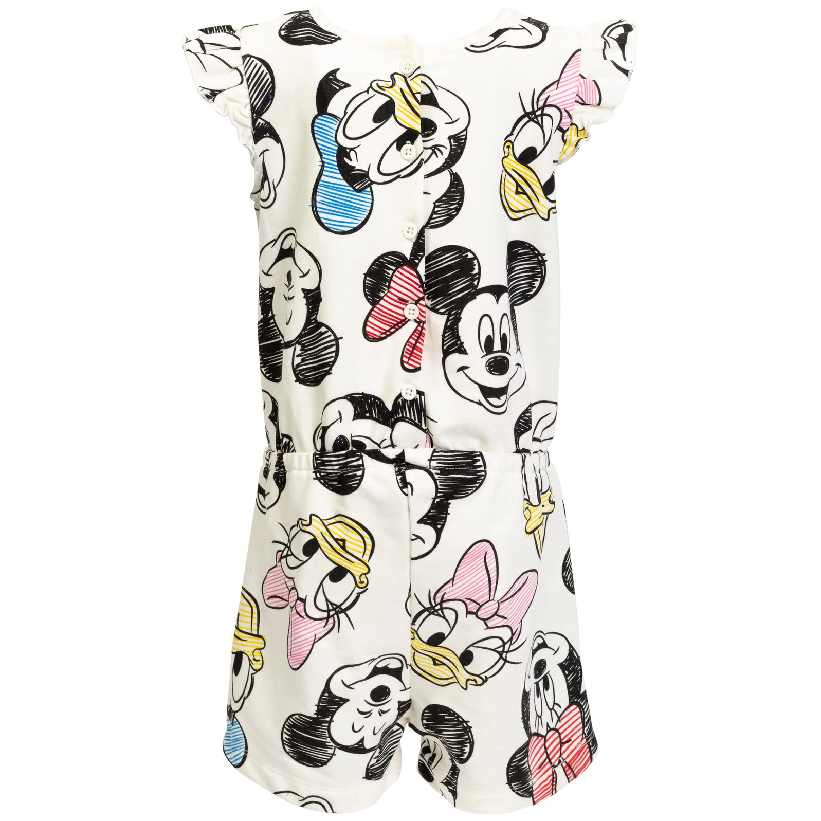 Disney Minnie Mouse & Mickey Mouse Baby Girls Romper - Nightmare Before Christmas, Toy Story & Lion King Designs - Infant to Big Kid Sizes - Perfect for Disney Themed Parties, Playdates & Family Outings