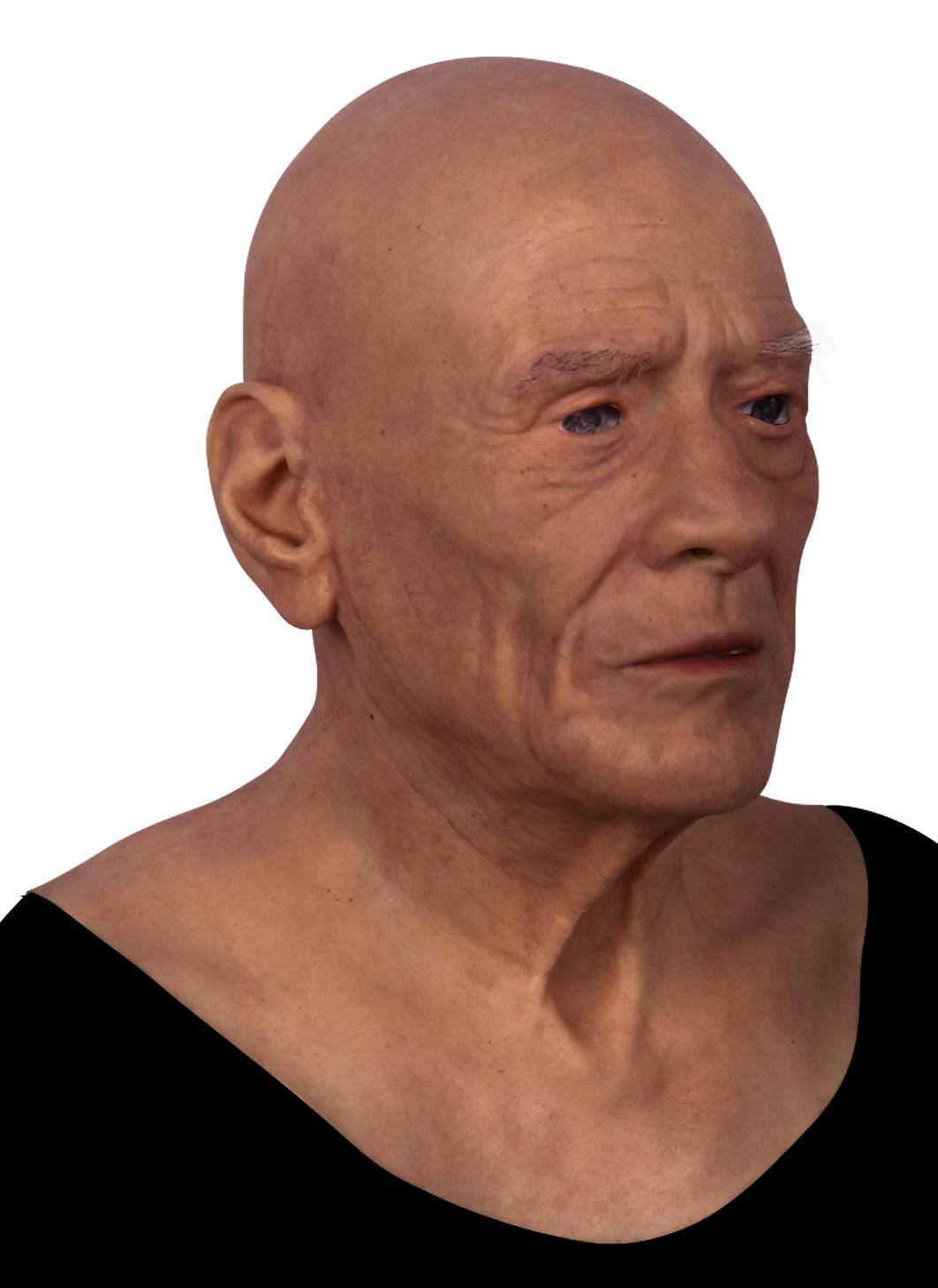 Realistic KUMIHO Silicone Old Man Mask for Adults - Halloween Cosplay, Disguise Costume & Crossdressing Accessory - Perfect for Parties, Pranks and Theatrical Performances