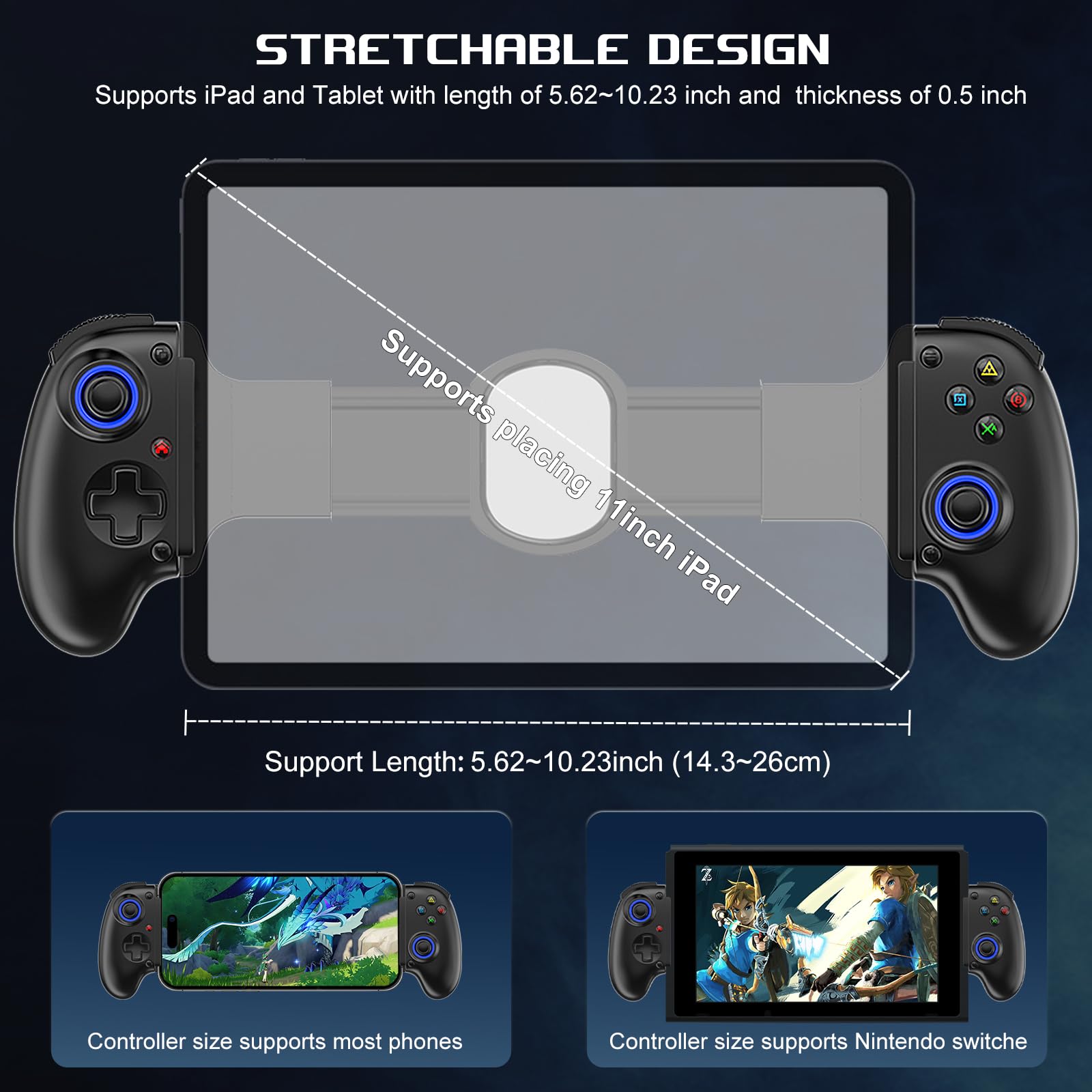 Original Title: arVin Controller Gamepad   Optimized Title: **arVin Wireless Game Controller for PC, PS4, PS5, Switch - Ergonomic Design with Dual Vibration & Turbo Function - Perfect for Gaming, Streaming & Esports**