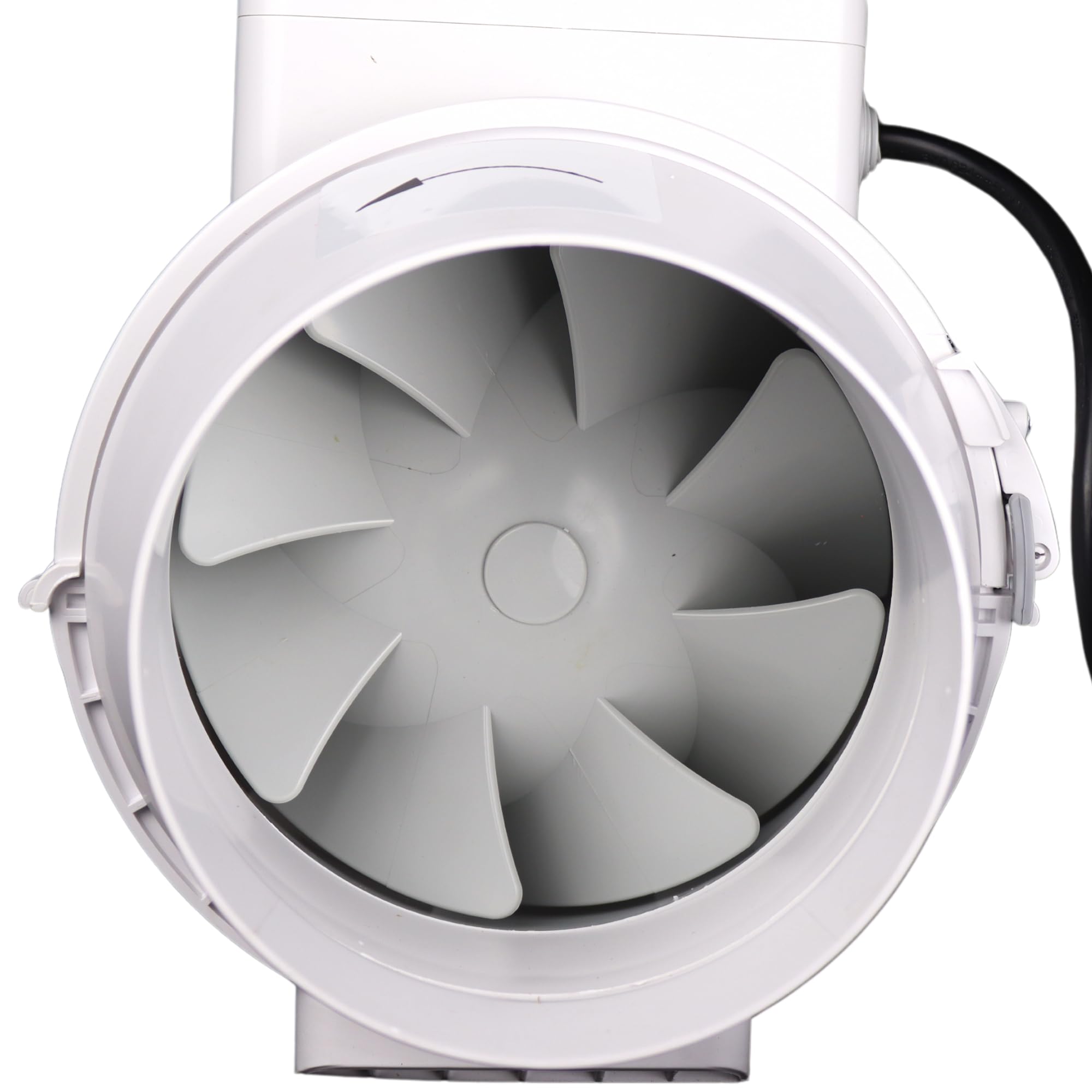 VENTS-US TT Silent 150 Mixed Flow Inline Duct Fan - High Static Pressure Ventilation up to 327 CFM for 6 Inch Ducts - Perfect for Home, Office & Commercial HVAC Systems