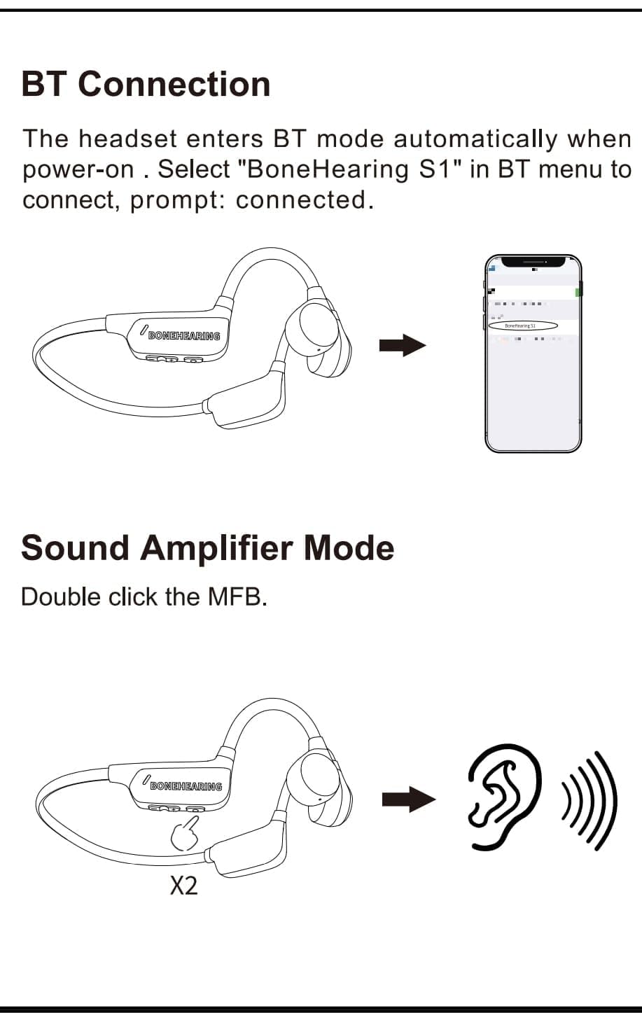 Military Grade Bone Conduction Headphones with Bluetooth 5.3 - Open Ear Wireless Headset for Hearing Amplification | Perfect for Running, Cycling, Workouts & Outdoor Activities