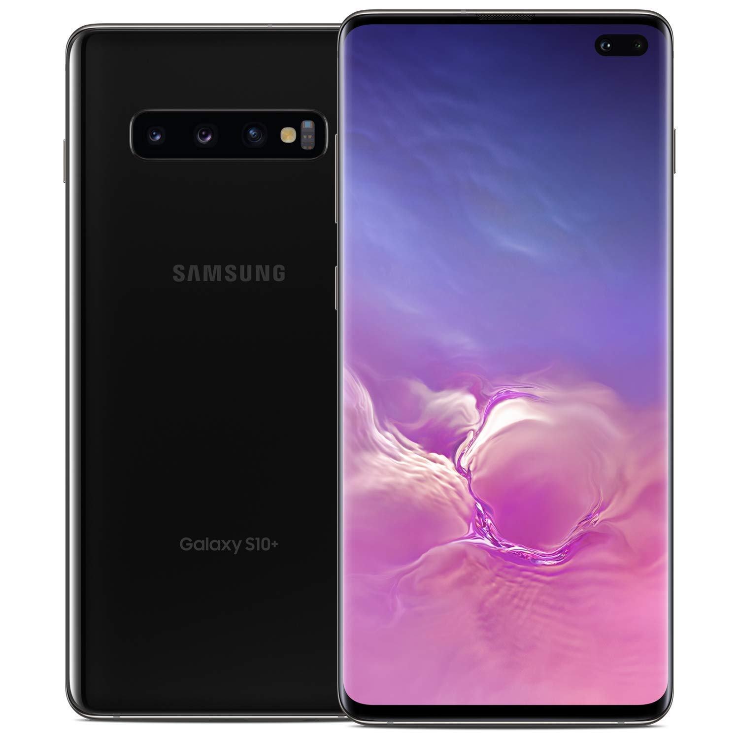 Samsung Galaxy S10+ Plus 128GB Unlocked Smartphone - Prism Black (Renewed/Refurbished) | Canadian Model G975W | Water Resistant, Wireless Charging | Perfect for Business, Travel & Daily Use