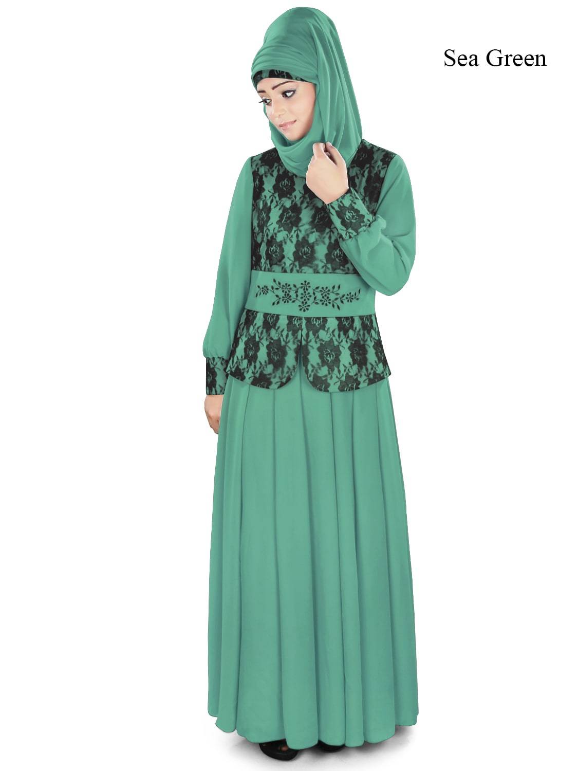 Abda Abaya - Elegant Muslim Women's Prayer Dress - Perfect for Prayer, Mosque, and Special Occasions