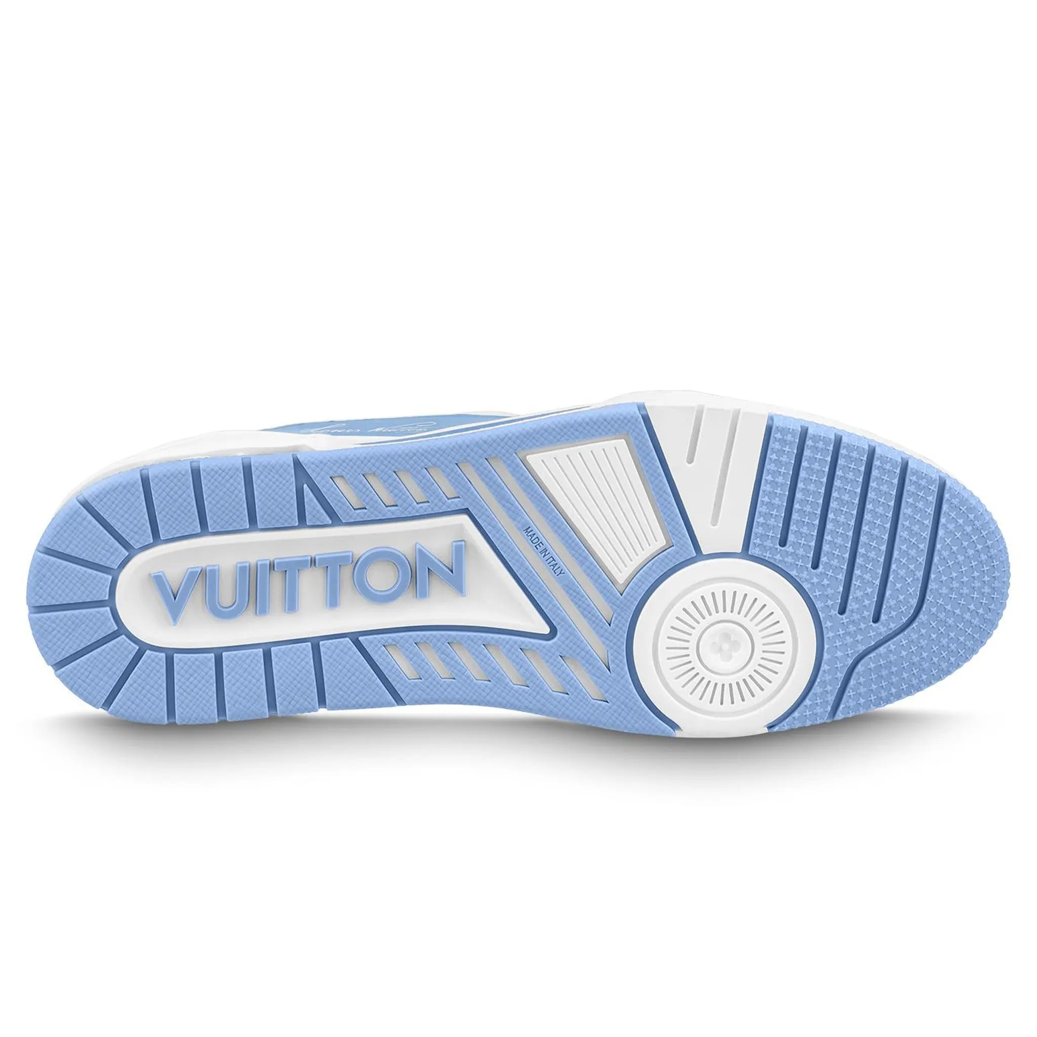 Louis Vuitton LV '54' Trainer Sneakers - Light Blue & White Men's Luxury Shoes for Casual Wear & Street Style Fashion