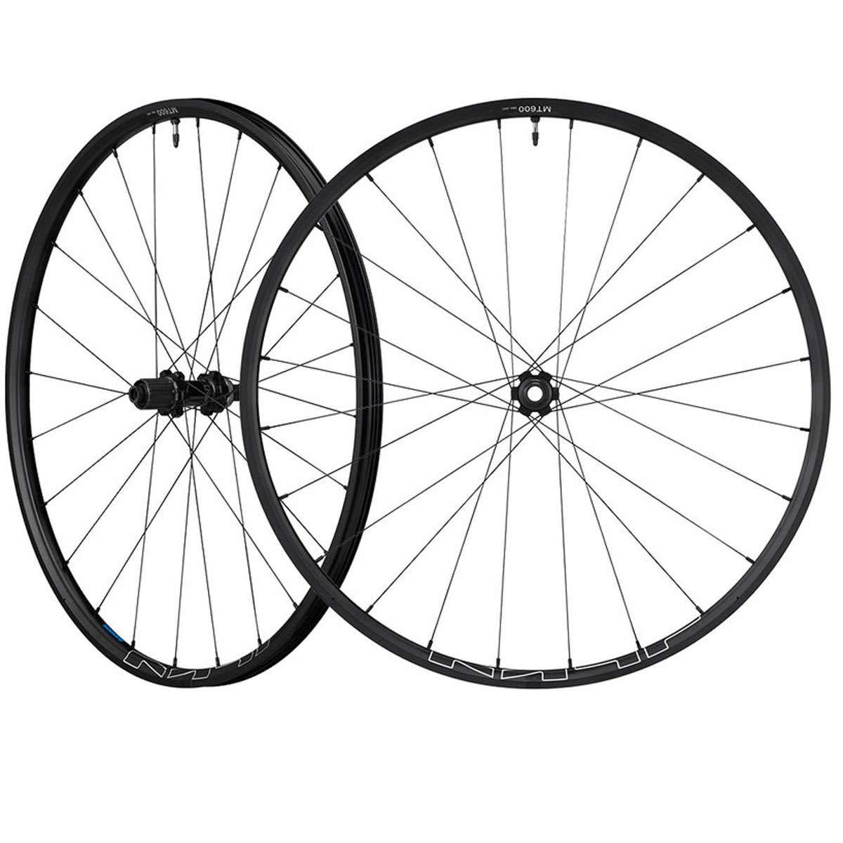 Shimano MT600-B-29 Rear Wheel 24H Clincher Black Center Lock Disc - Perfect for Mountain Biking & Trail Riding
