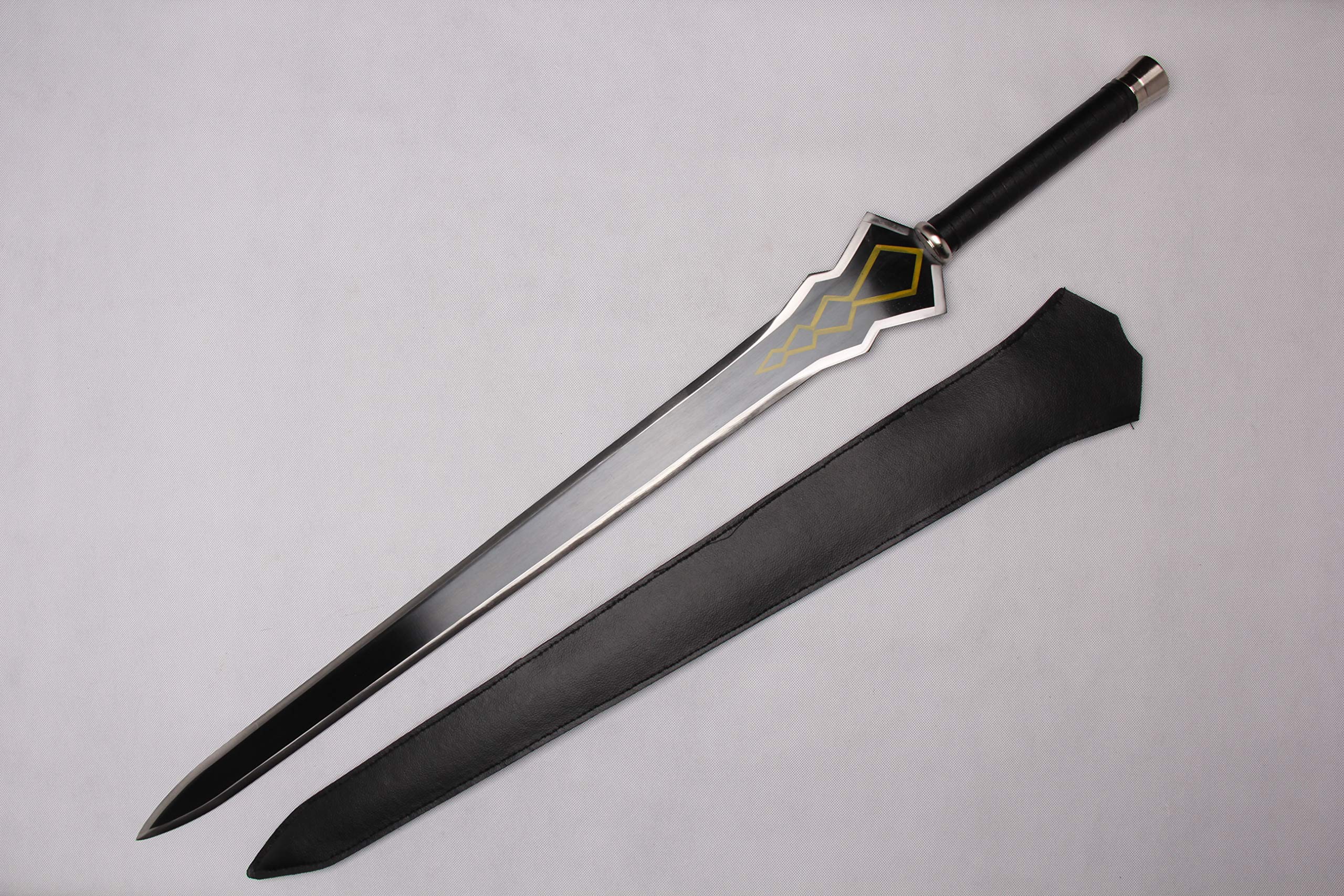 SAO Kirito & Asuna Cosplay Sword - Carbon Steel Anime Katana Replica | Sword Art Online Game Collectible for Cosplay, Display & Anime Enthusiasts