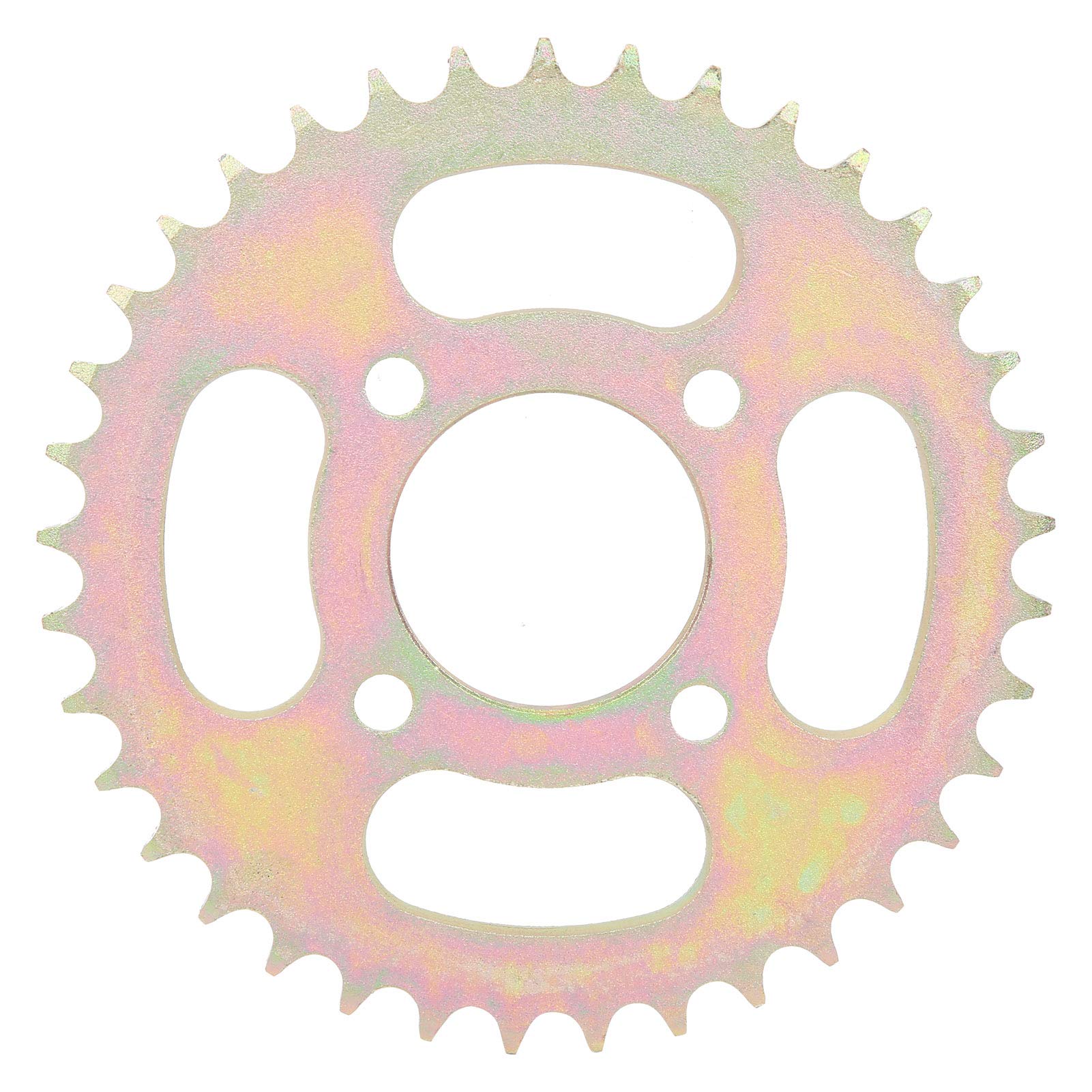 Durable 37T Steel Chainwheel Crankset for Electric Tricycles & Motorcycle Karts - Heavy Duty Bicycle Sprocket Replacement for Smooth Power Transmission (Ideal for Off-Road Riding, Cargo Transport & DIY Kart Projects)