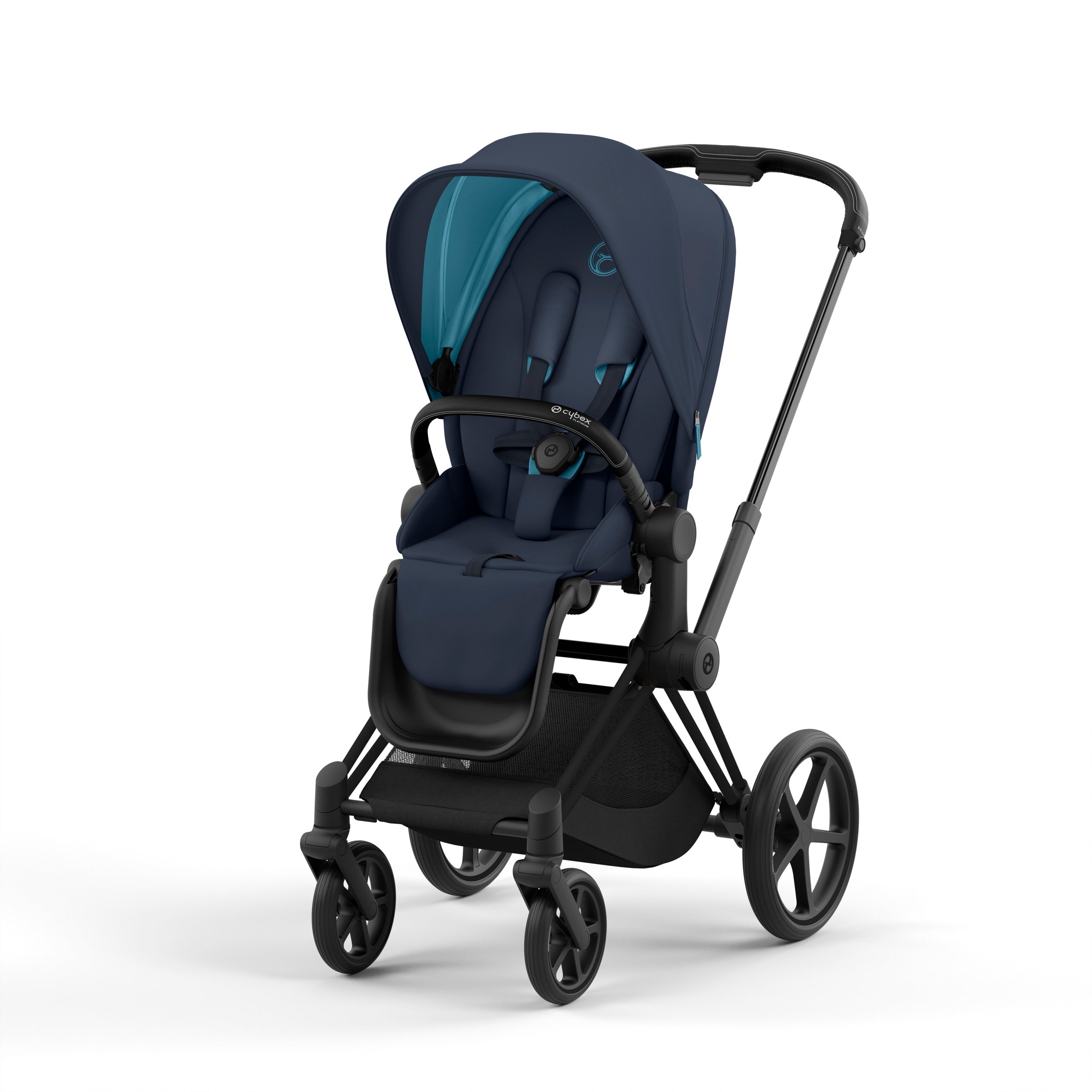 Cybex Platinum Priam 4 Complete Stroller - Luxury Baby Stroller with All-Wheel Suspension & Reversible Seat | Perfect for City Walks, Travel & Everyday Use