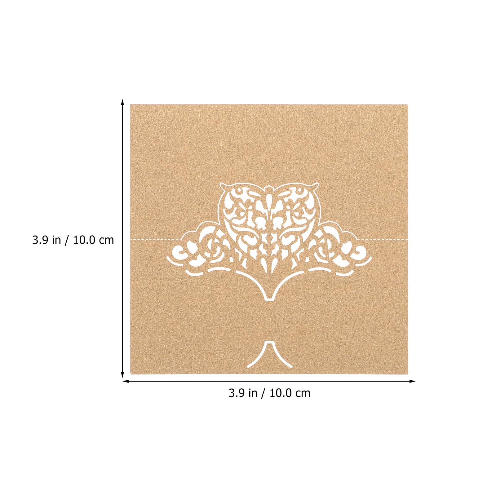 50pcs Hollow Heart Iridescent Place Cards - Elegant Blank Table Name Cards for Weddings, Banquets & Dinner Parties | Perfect for Wedding Seating, Anniversary Celebrations & Formal Events (Golden)
