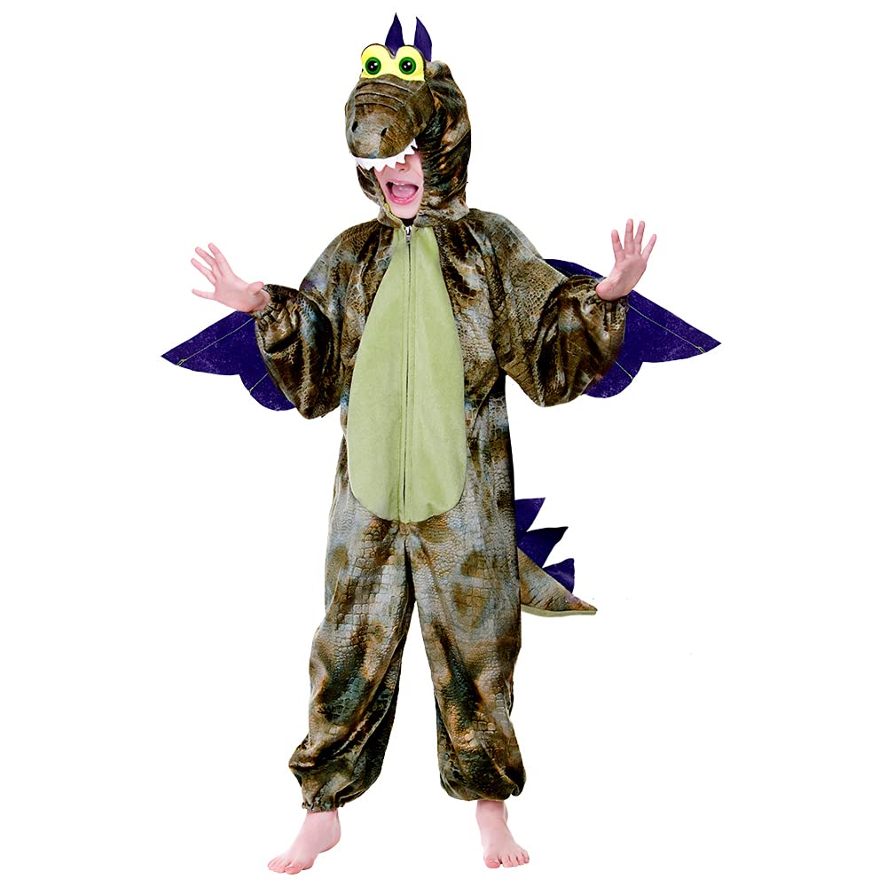 **Kids Dinosaur Costume for Halloween - Cute & Realistic Dino Outfit for Boys & Girls - Perfect for Halloween Parties, Dress-Up & Pretend Play**