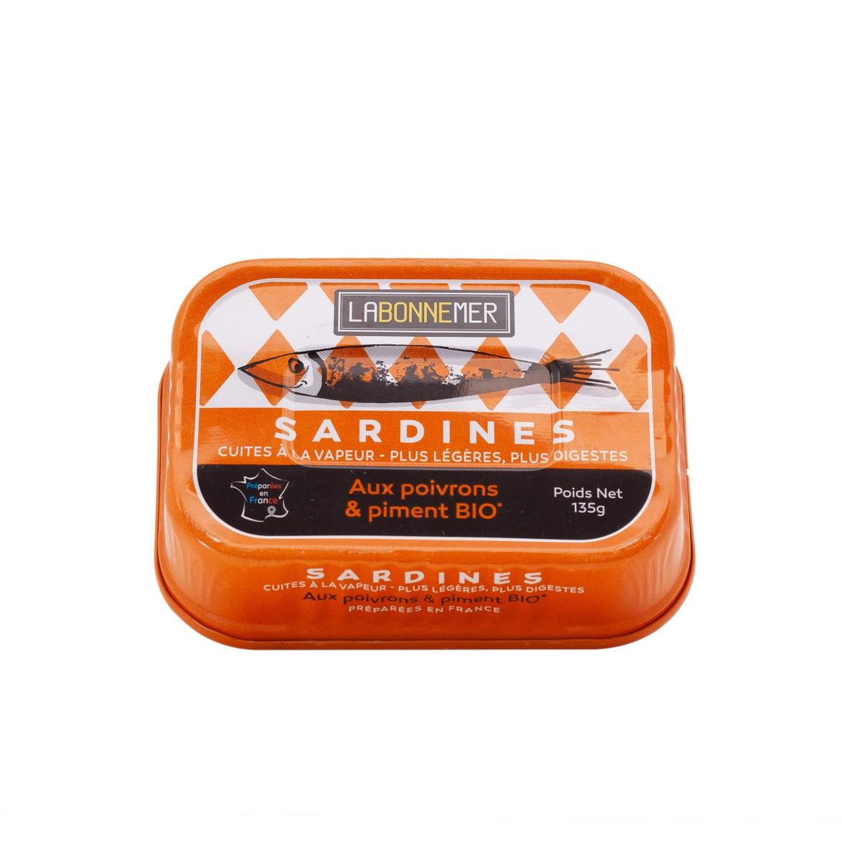 Premium Wild-Caught Sardines with Organic Peppers & Chili - Keto & Paleo Friendly Canned Fish for Salads, Pasta & Healthy Snacks