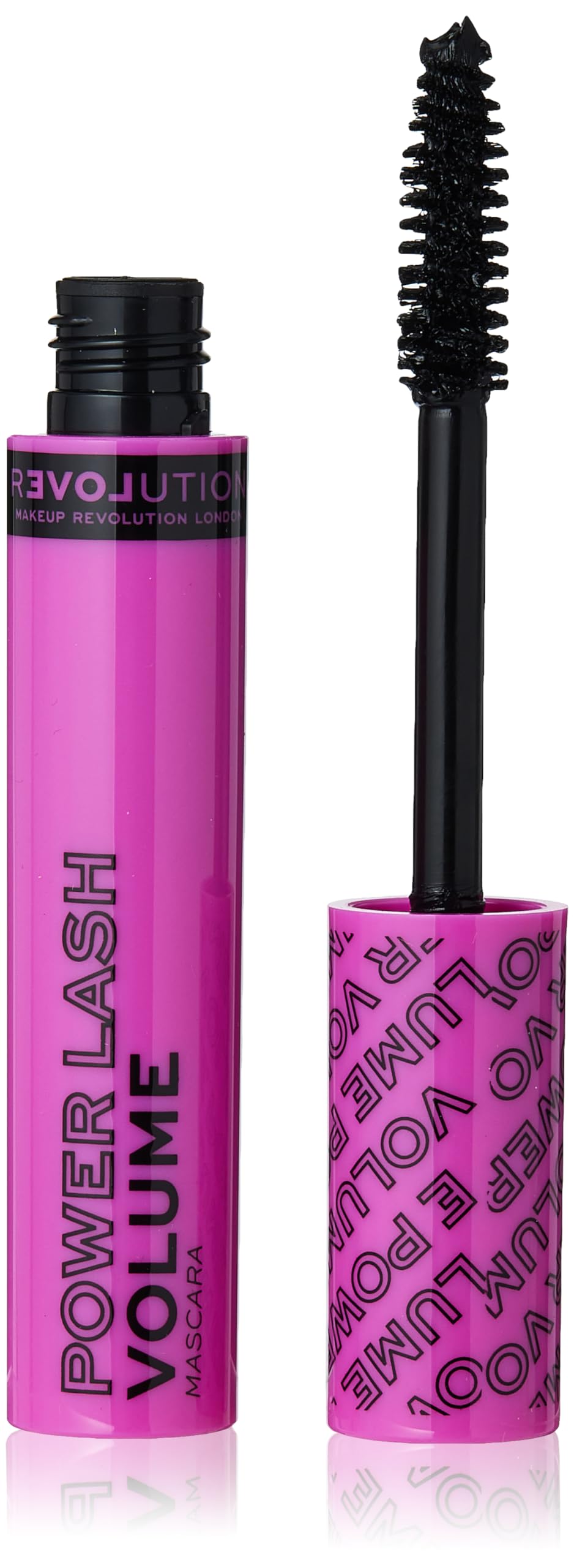 Makeup Revolution Power Lash Volume Mascara - Lengthening & Volumizing Mascara for Dramatic Lashes | Cruelty-Free & Vegan | Perfect for Night Out, Date Night, or Special Occasions