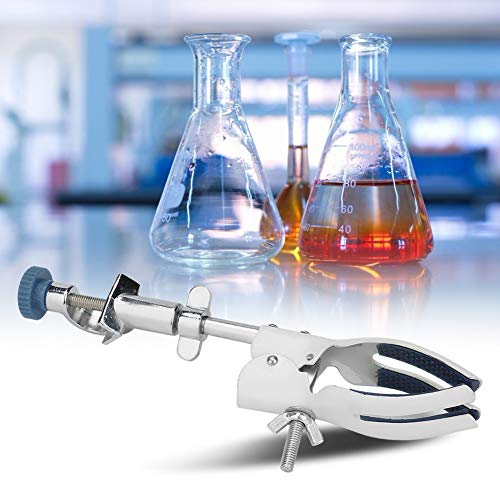 Metal Holder Condensing Tube Clamp - Universal Lab Beaker Clamp for Chemistry Experiments, Distillation Setup & Science Classroom Supplies